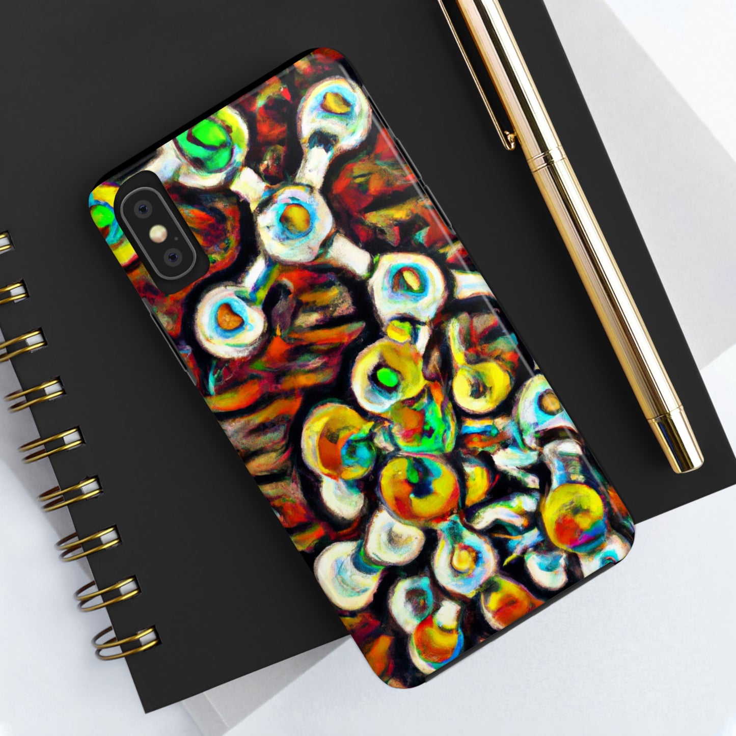 Apple iPhone Case Ft. Abstract Molecule