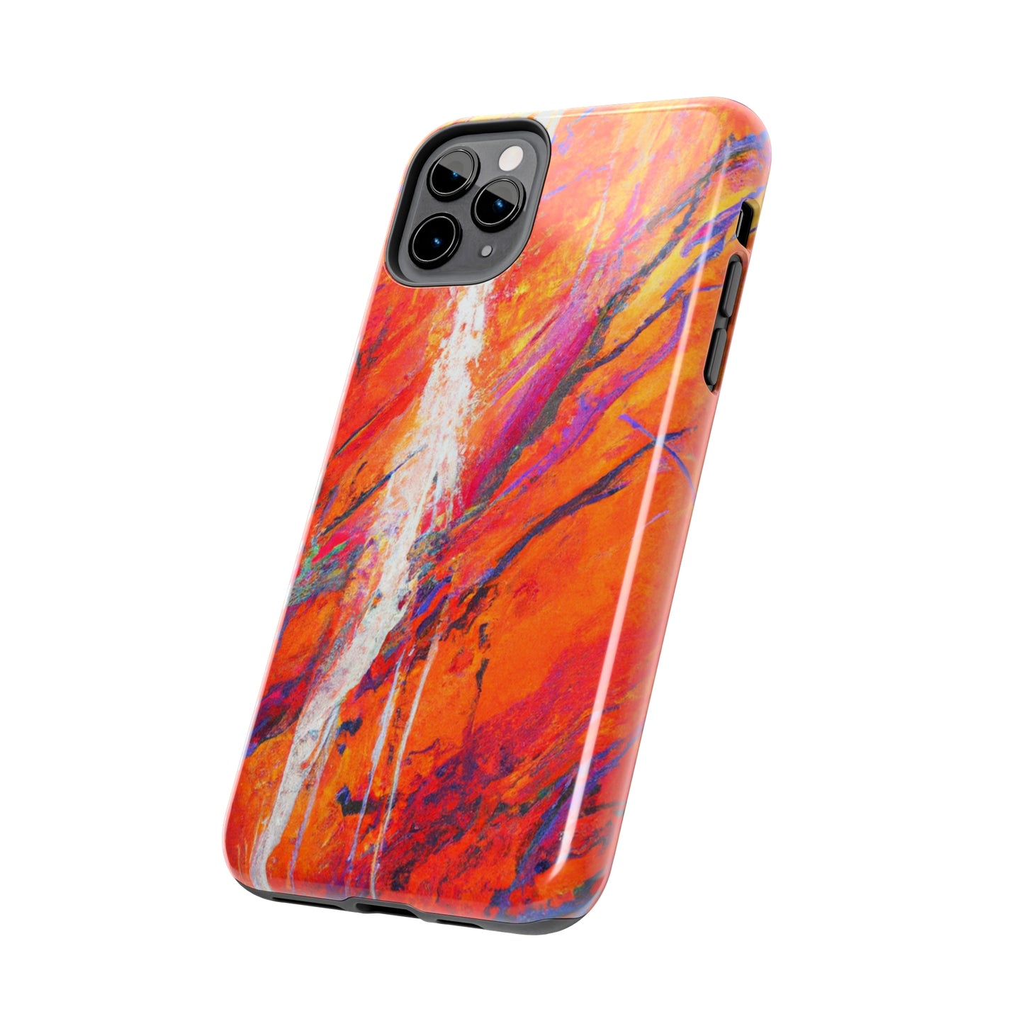 Tough Apple iPhone Cases Ft. Abstract Halloween Forest