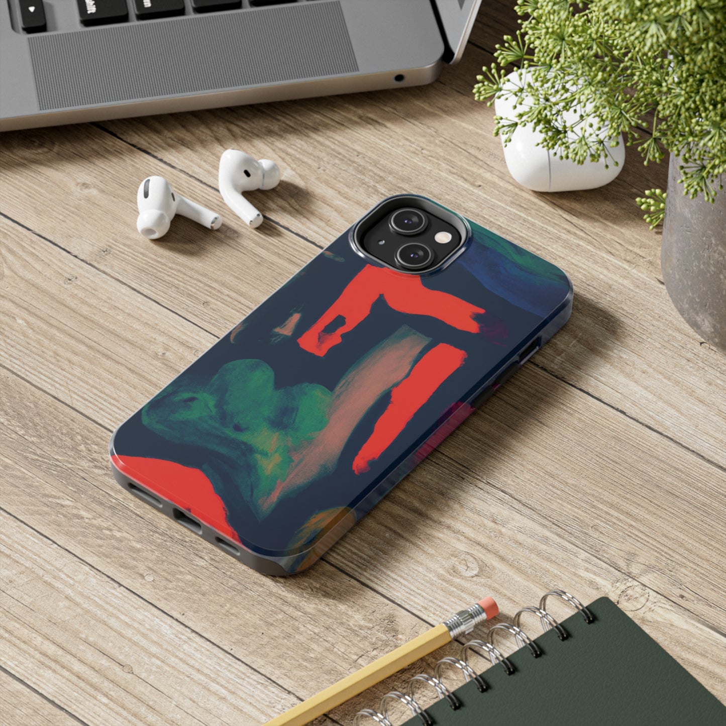 Strong Apple iPhone Case Ft. Abstract Clover