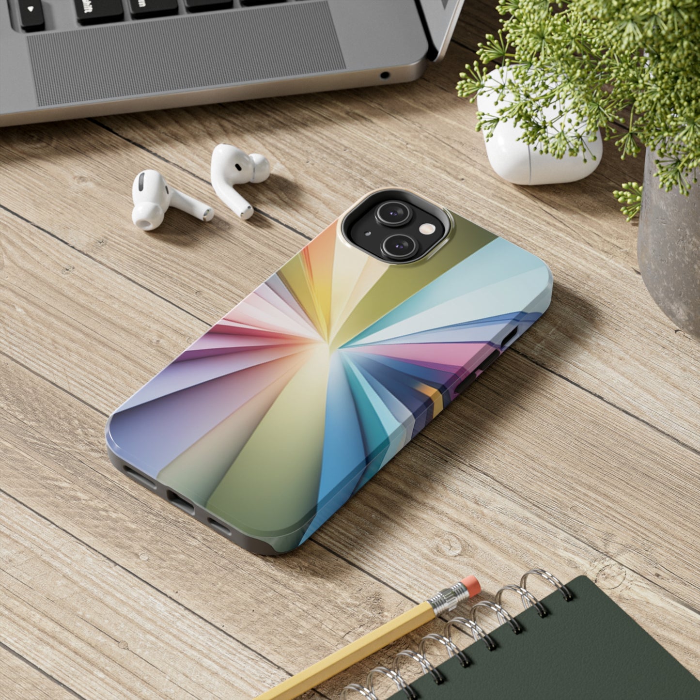 Tough Apple iPhone Case Ft. Abstract Inner Diamond