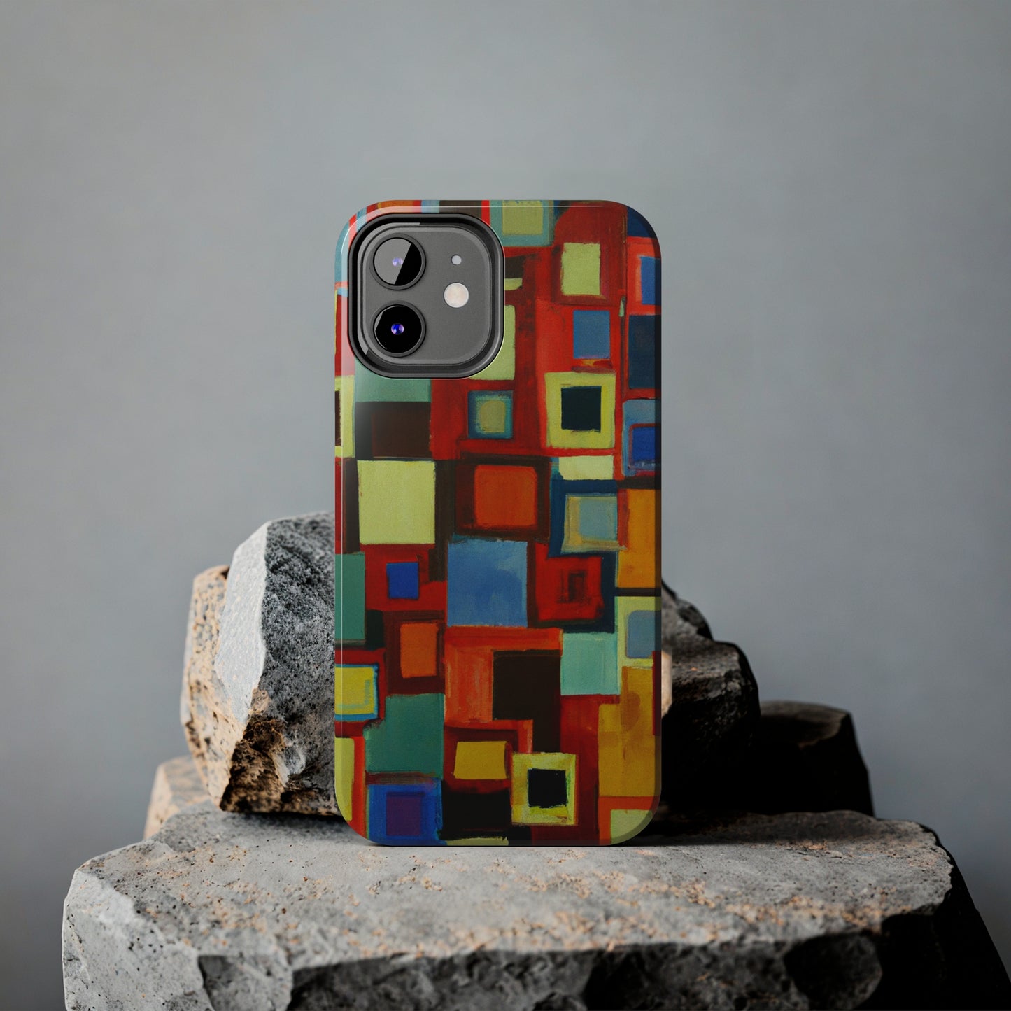 Tough Case-Mate iPhone Case Ft. Abstract Squares
