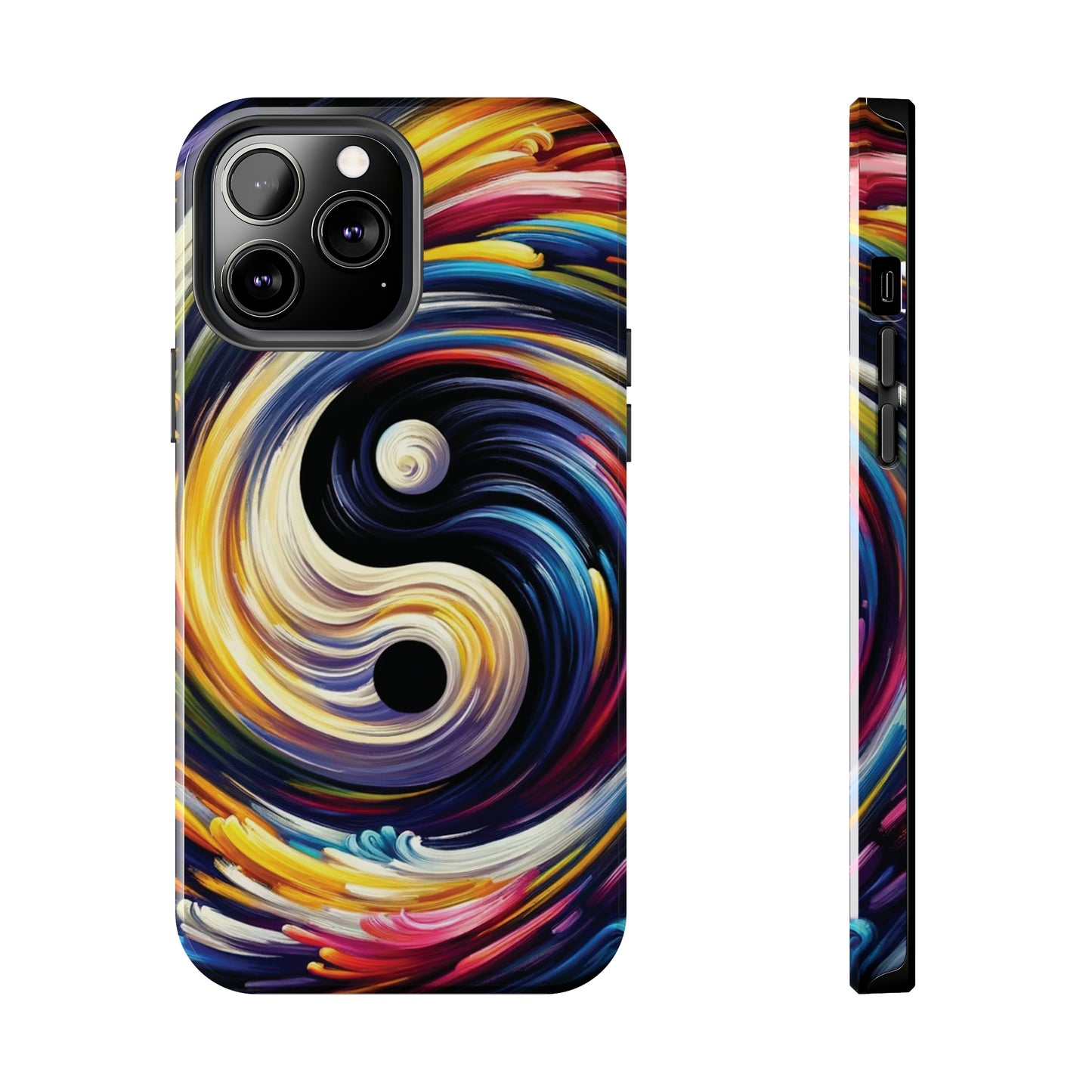 ToughDrop Apple iPhone Case Ft. Abstract Yin Yang
