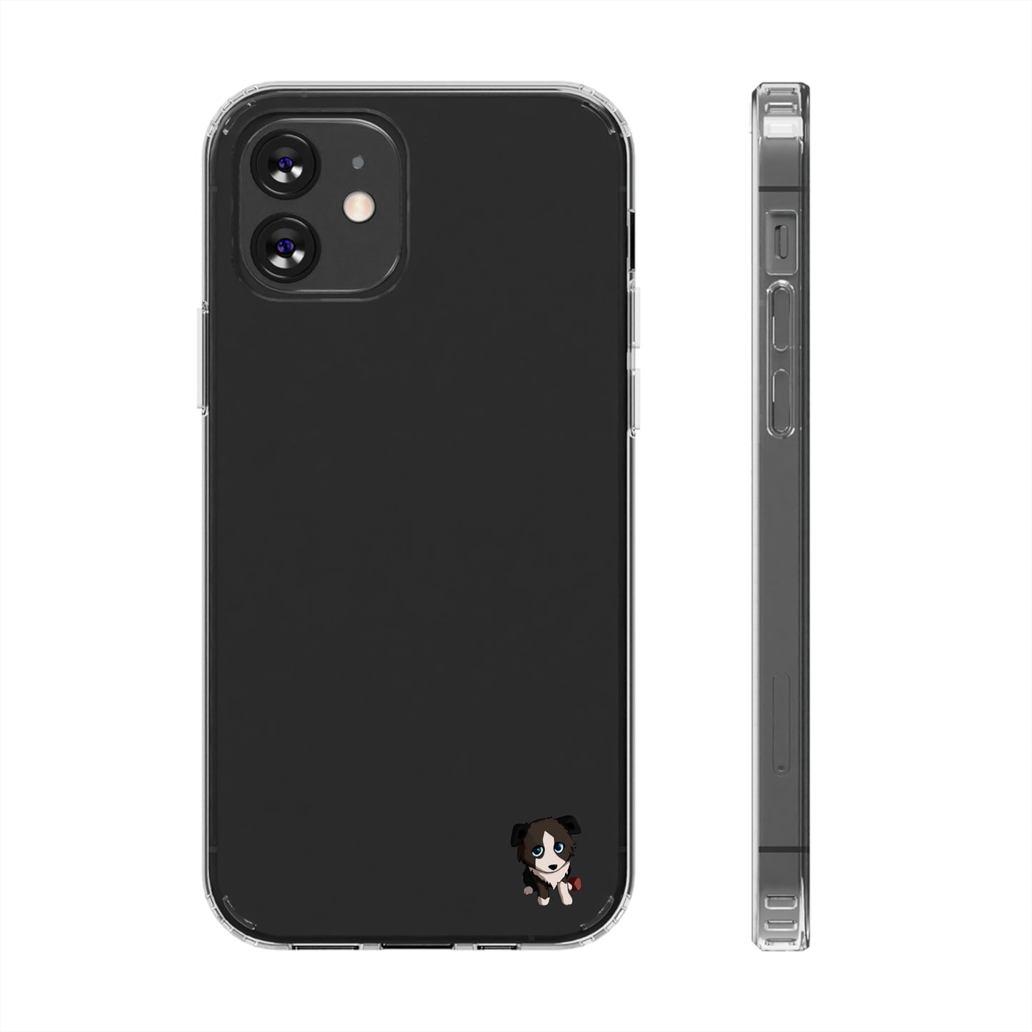 Clear iPhone and Android Cases Ft. Cute Puppy