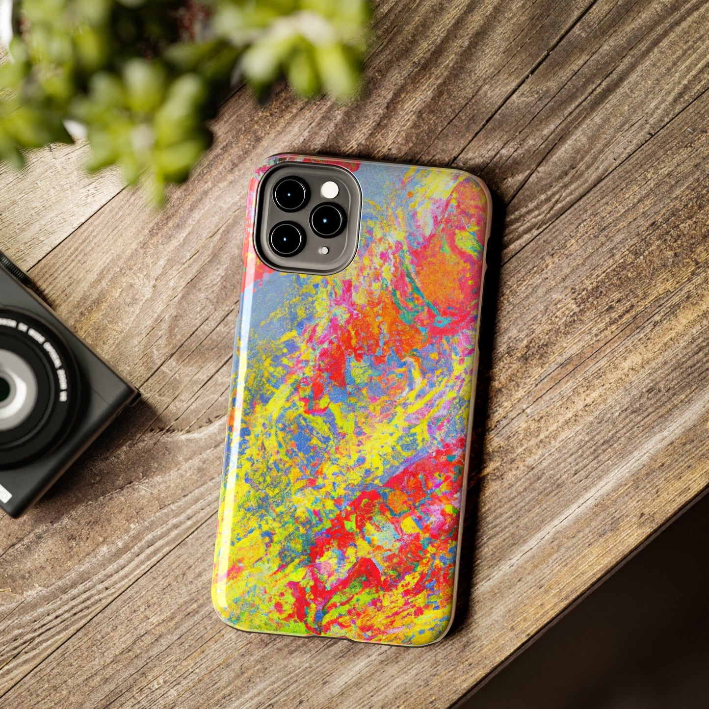 Tough Apple iPhone Cases Ft. Abstract Strawberry Banana