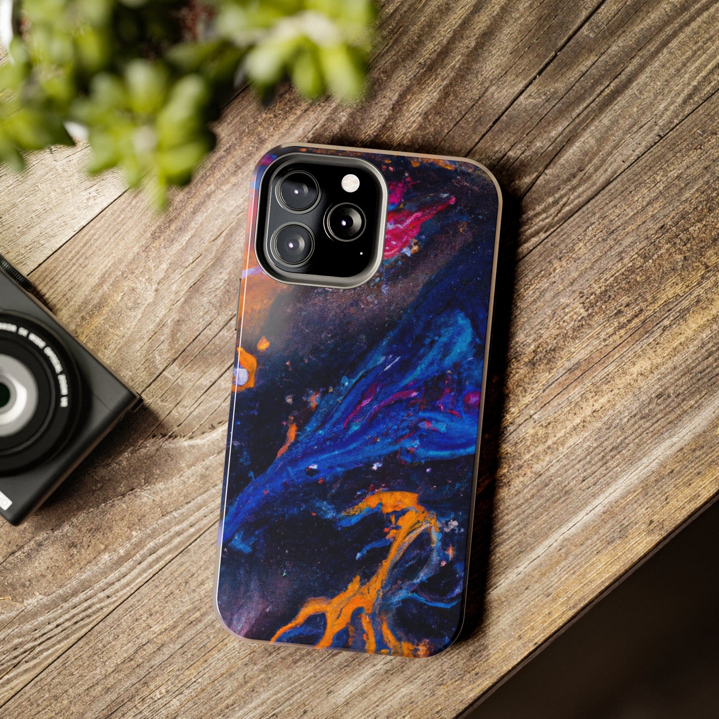 Tough Apple iPhone Cases Ft. Space Clouds