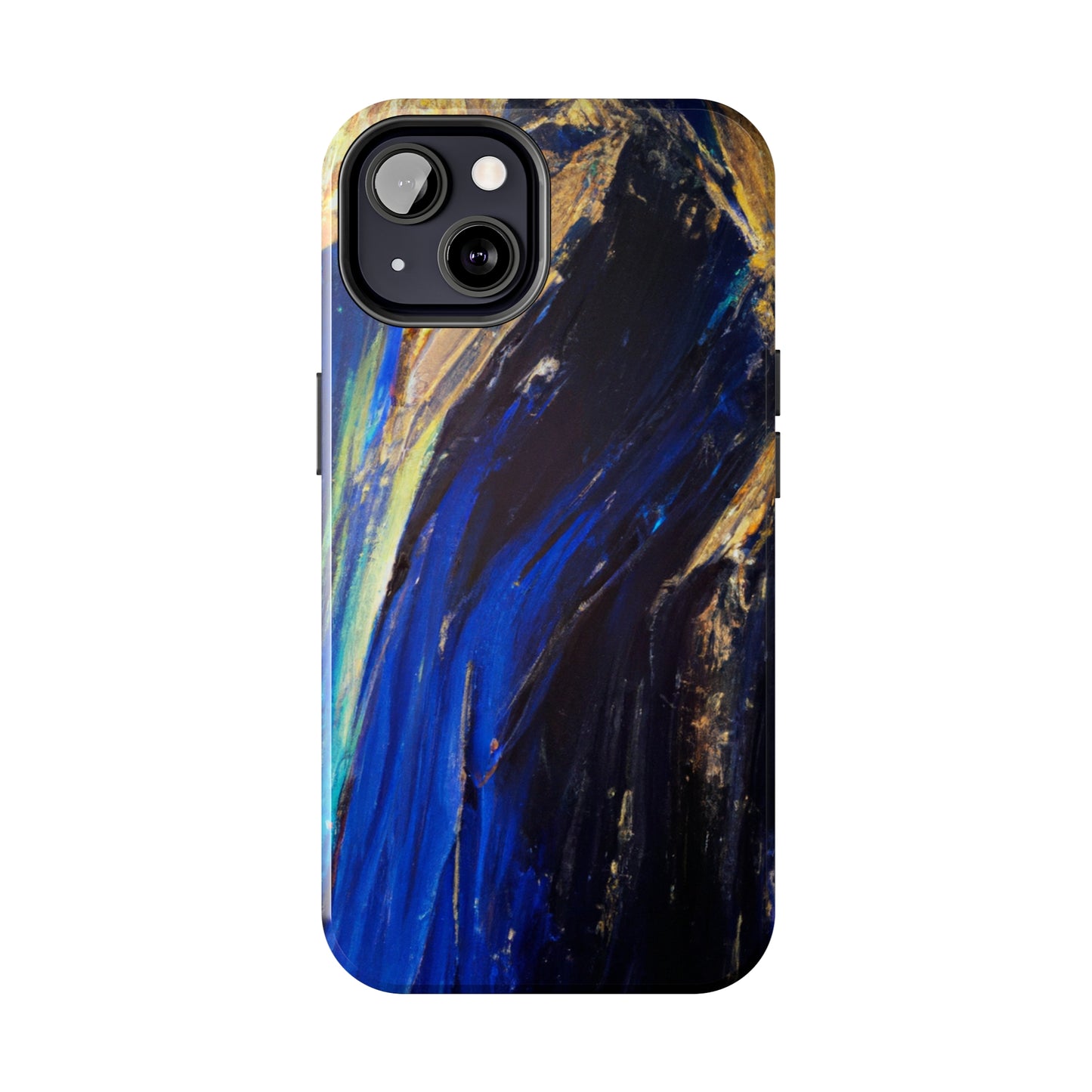 Tough Case-Mate iPhone Case Ft. Acrylic Blue Gold