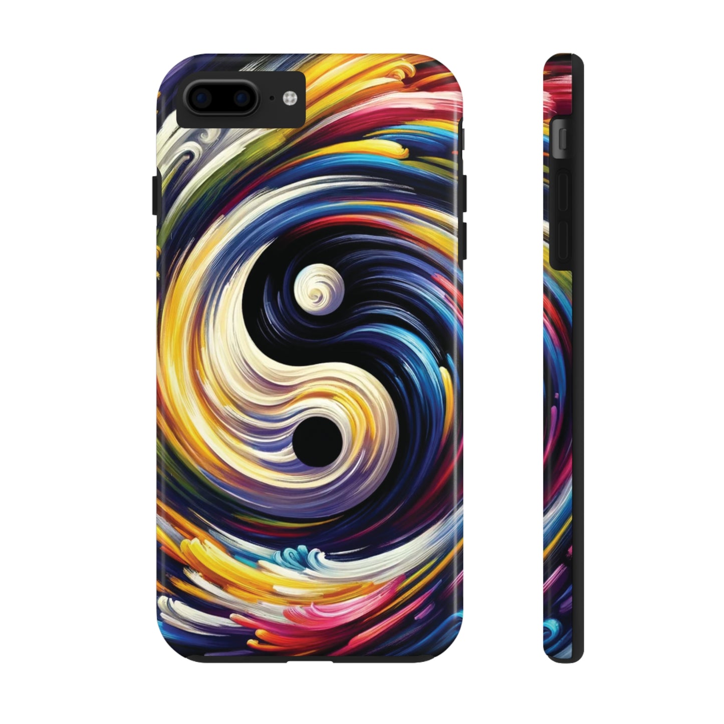 ToughDrop Apple iPhone Case Ft. Abstract Yin Yang