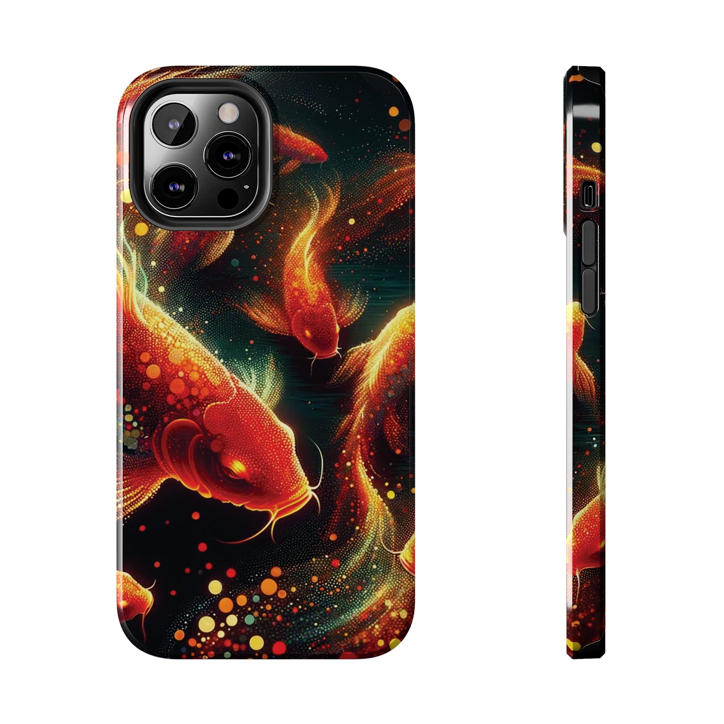 ToughDrop Apple iPhone Case Ft. Spotted Koi