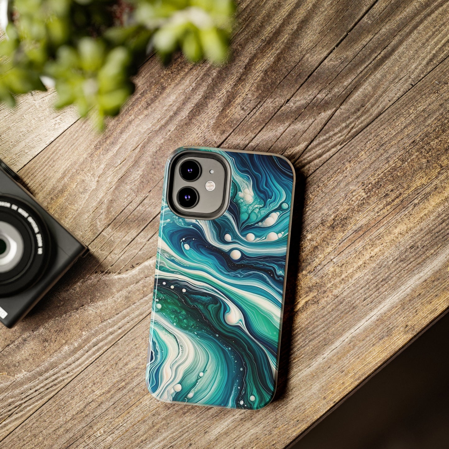 ToughDrop Apple iPhone Case Ft. Liquid Blue