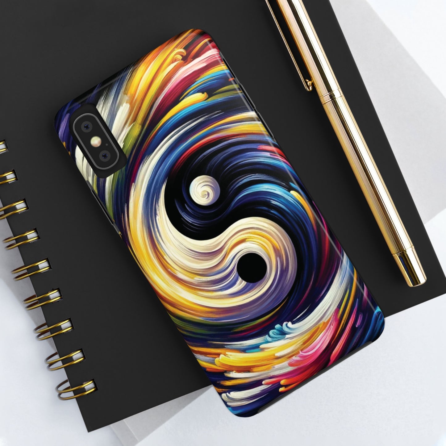 ToughDrop Apple iPhone Case Ft. Abstract Yin Yang