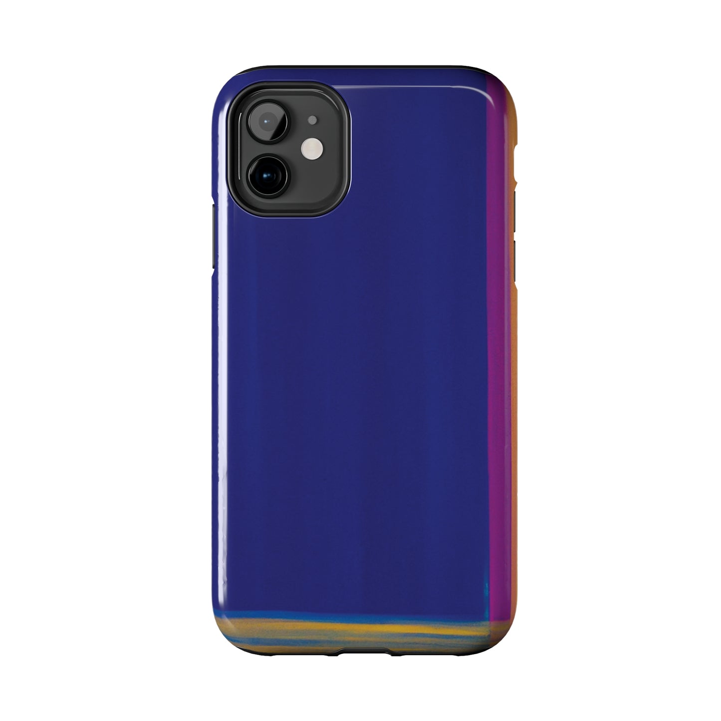 Strong Apple iPhone Case Ft. Minimal Framed Blue
