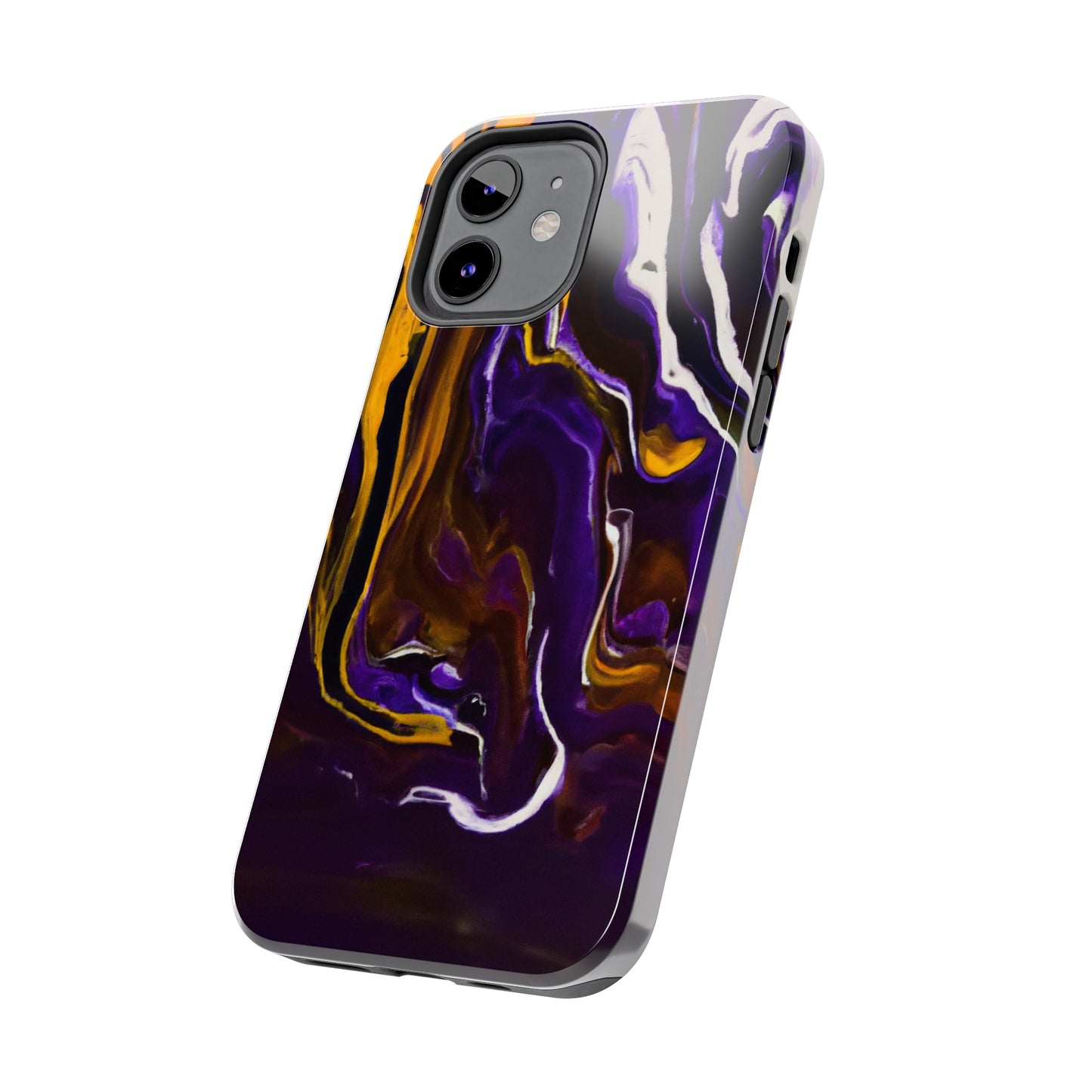 Tough Case-Mate iPhone Case Ft. Purple Tiger Stripes