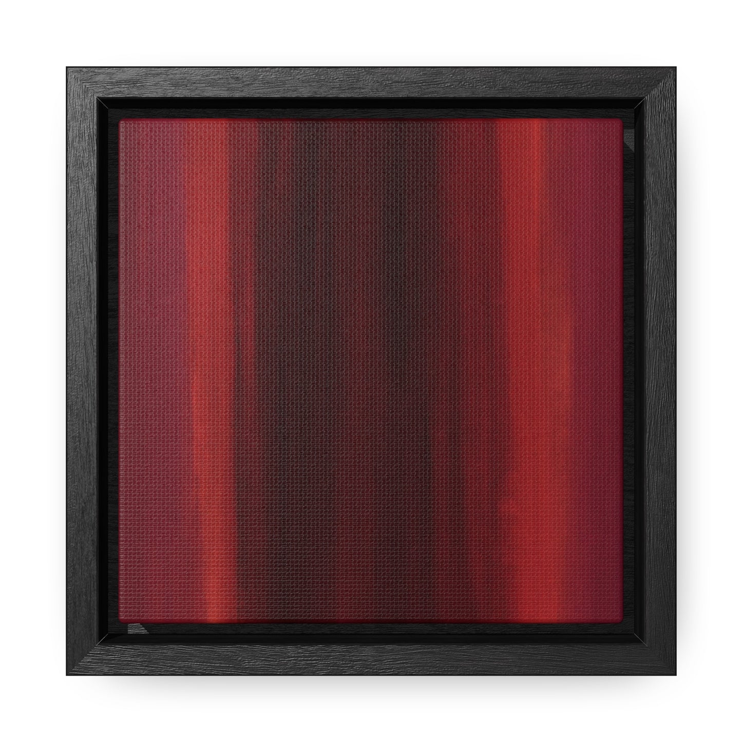 6x6-inch Abstract Framed Canvas: Red Violin