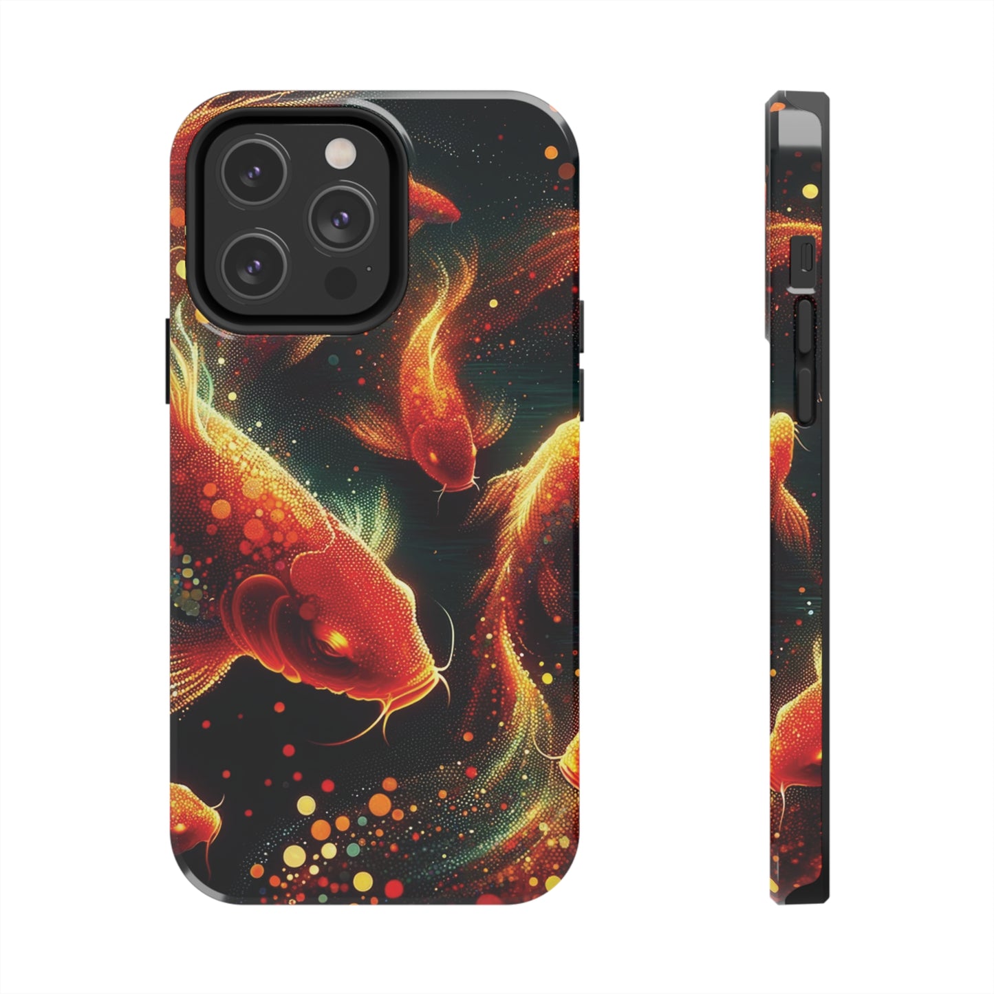 ToughDrop Apple iPhone Case Ft. Spotted Koi