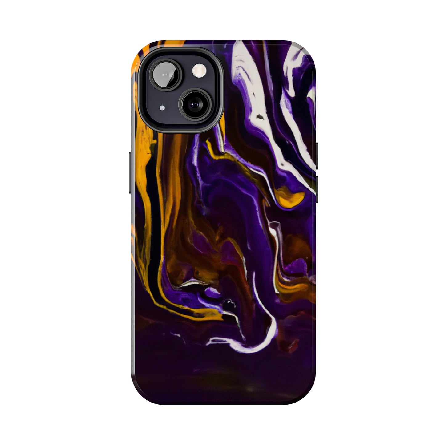 Tough Case-Mate iPhone Case Ft. Purple Tiger Stripes