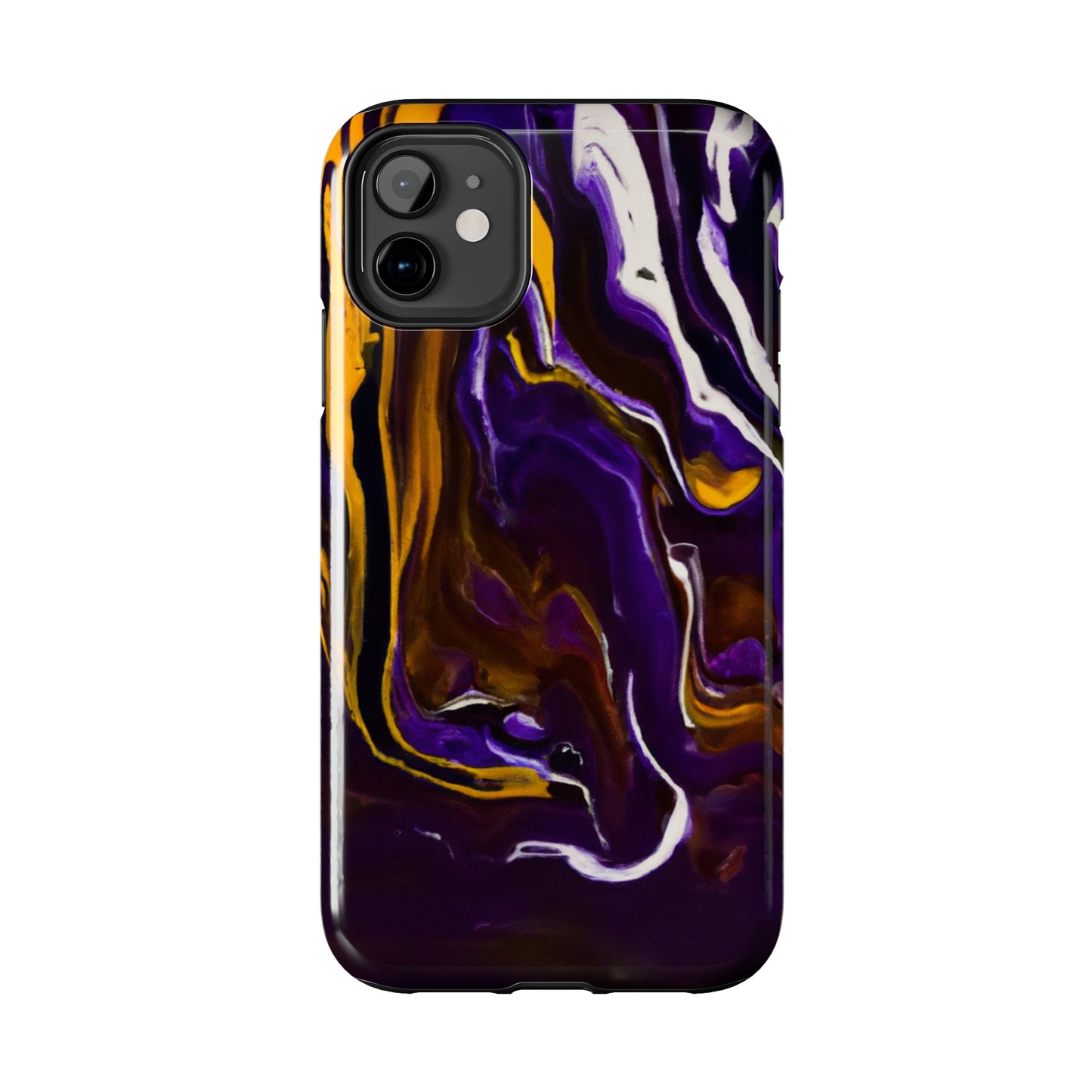 Tough Case-Mate iPhone Case Ft. Purple Tiger Stripes