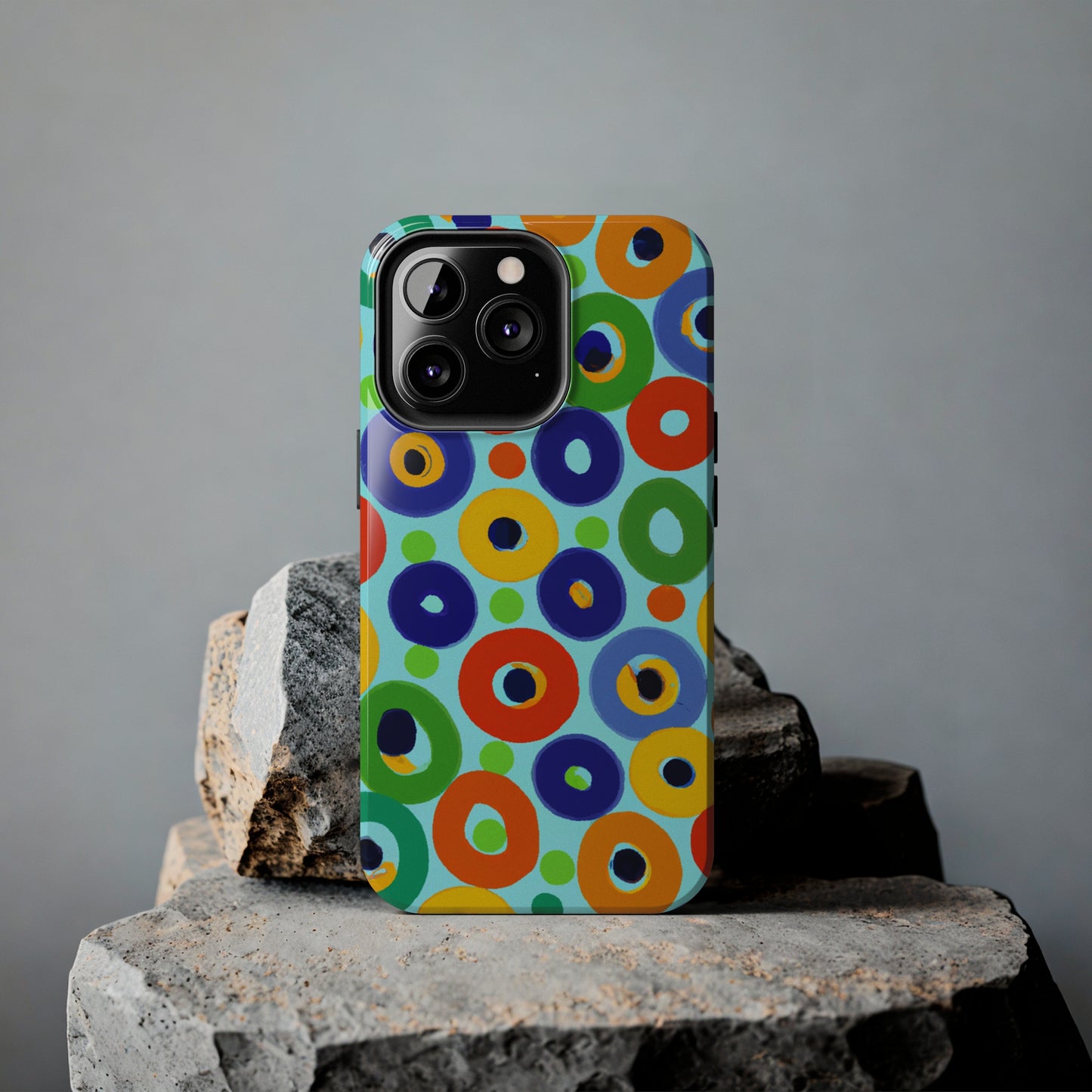 Tough Case-Mate iPhone Case Ft. Vivid Circles