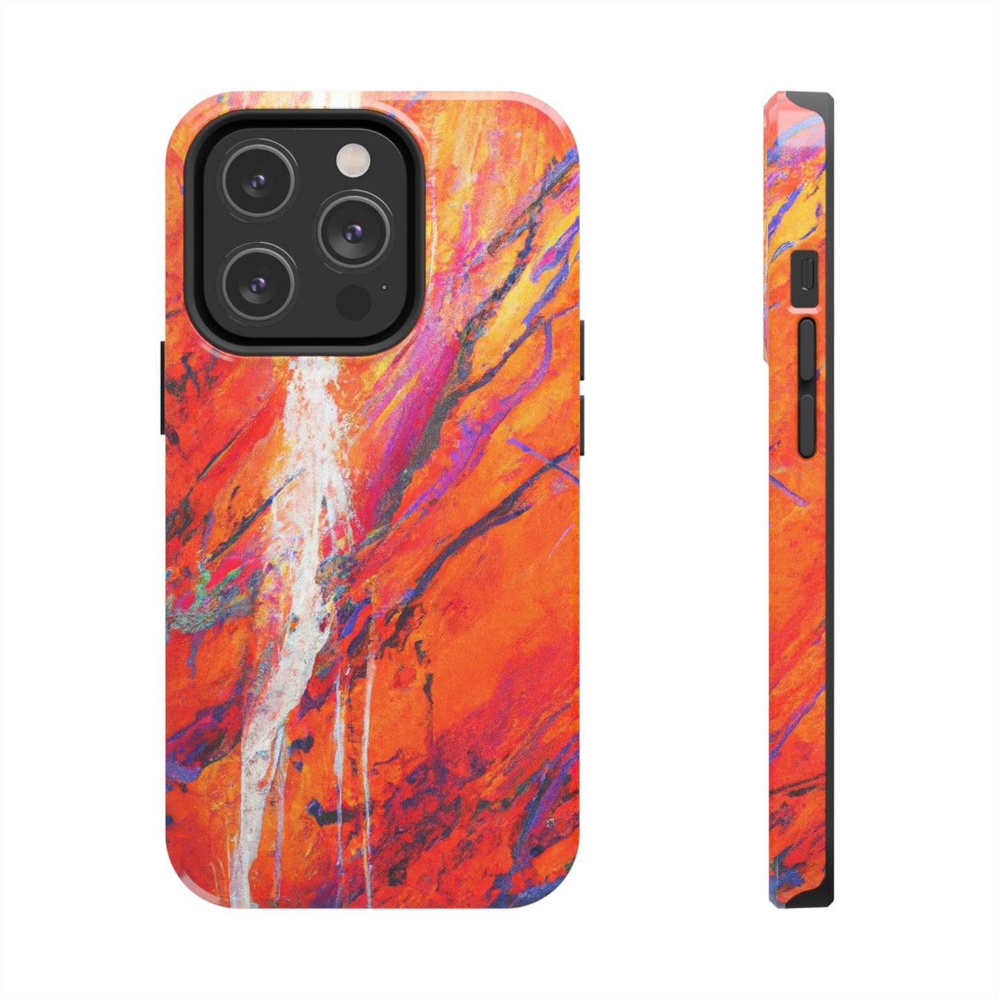 Tough Apple iPhone Cases Ft. Abstract Halloween Forest