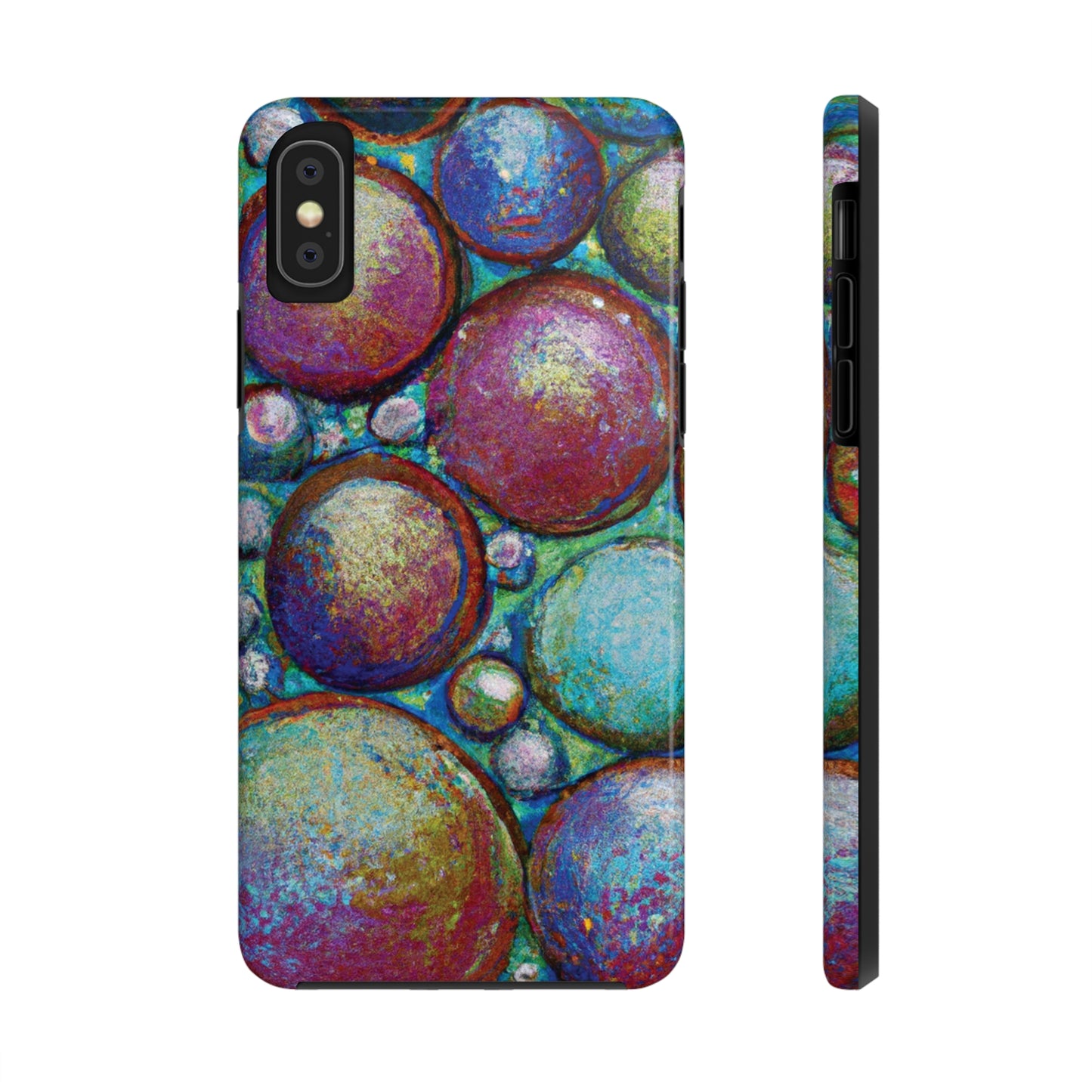 Tough Apple iPhone Cases Ft. Big Acrylic Bubbles