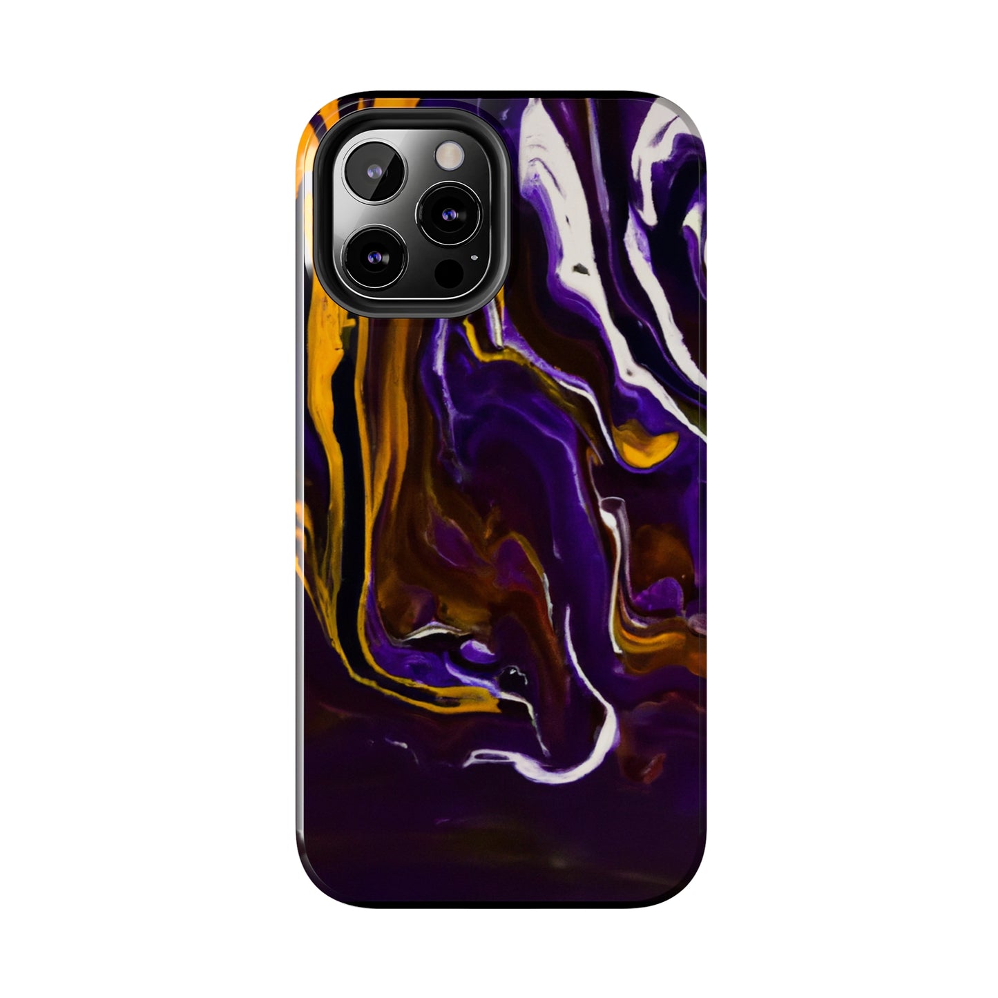 Tough Case-Mate iPhone Case Ft. Purple Tiger Stripes
