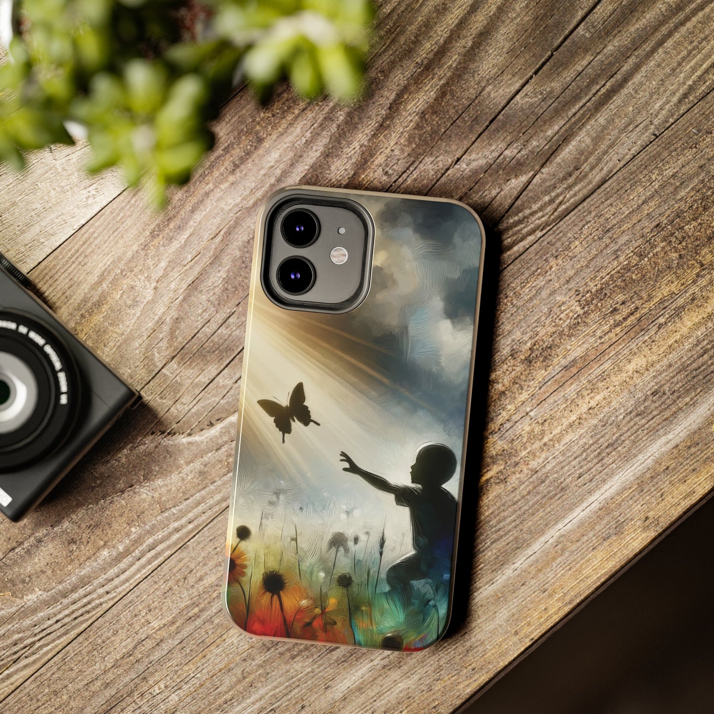 ToughDrop Apple iPhone Case Ft. Butterfly Shadow