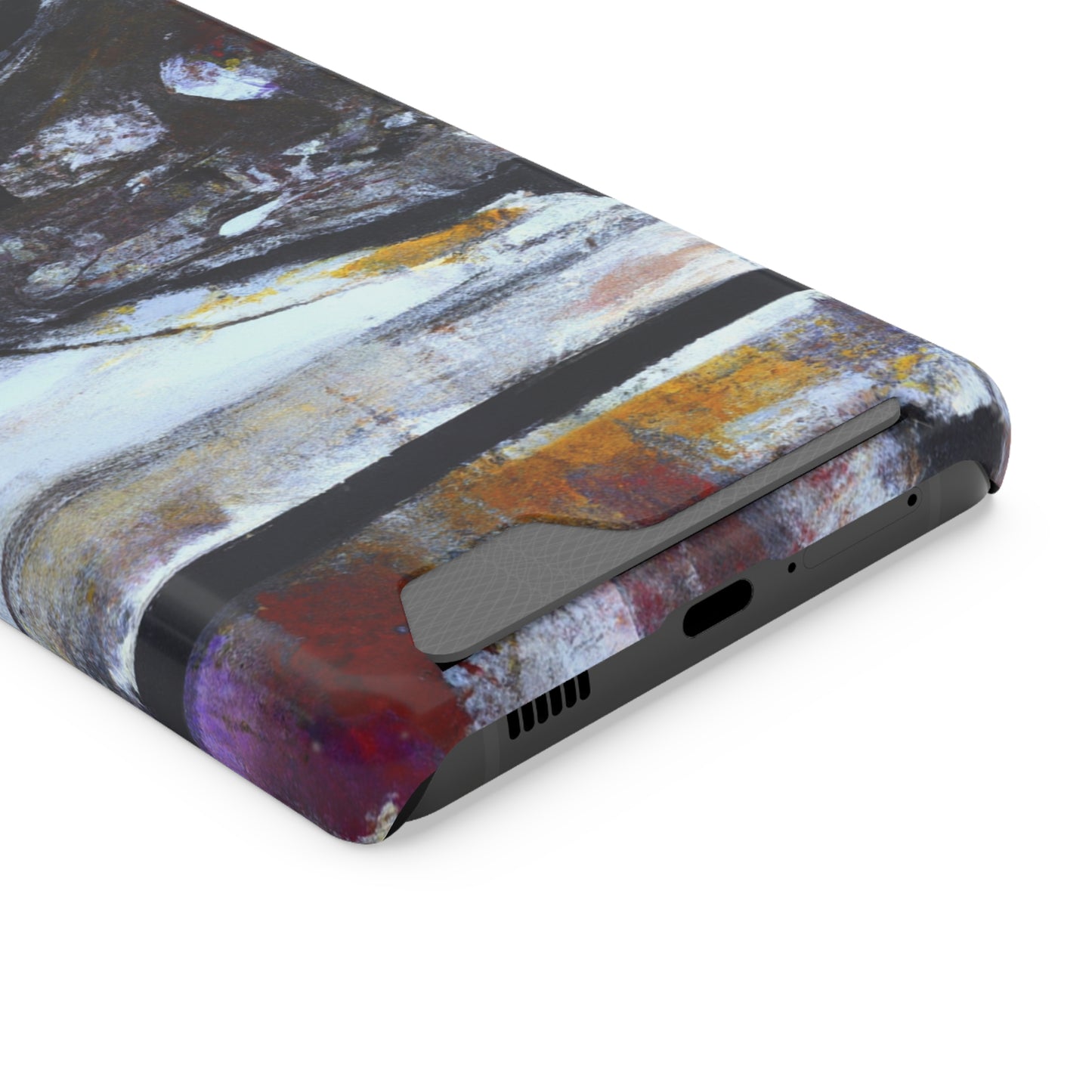 iPhone 13 and Samsung S21, S22 Cases with Card Holder Ft. Mirror Island