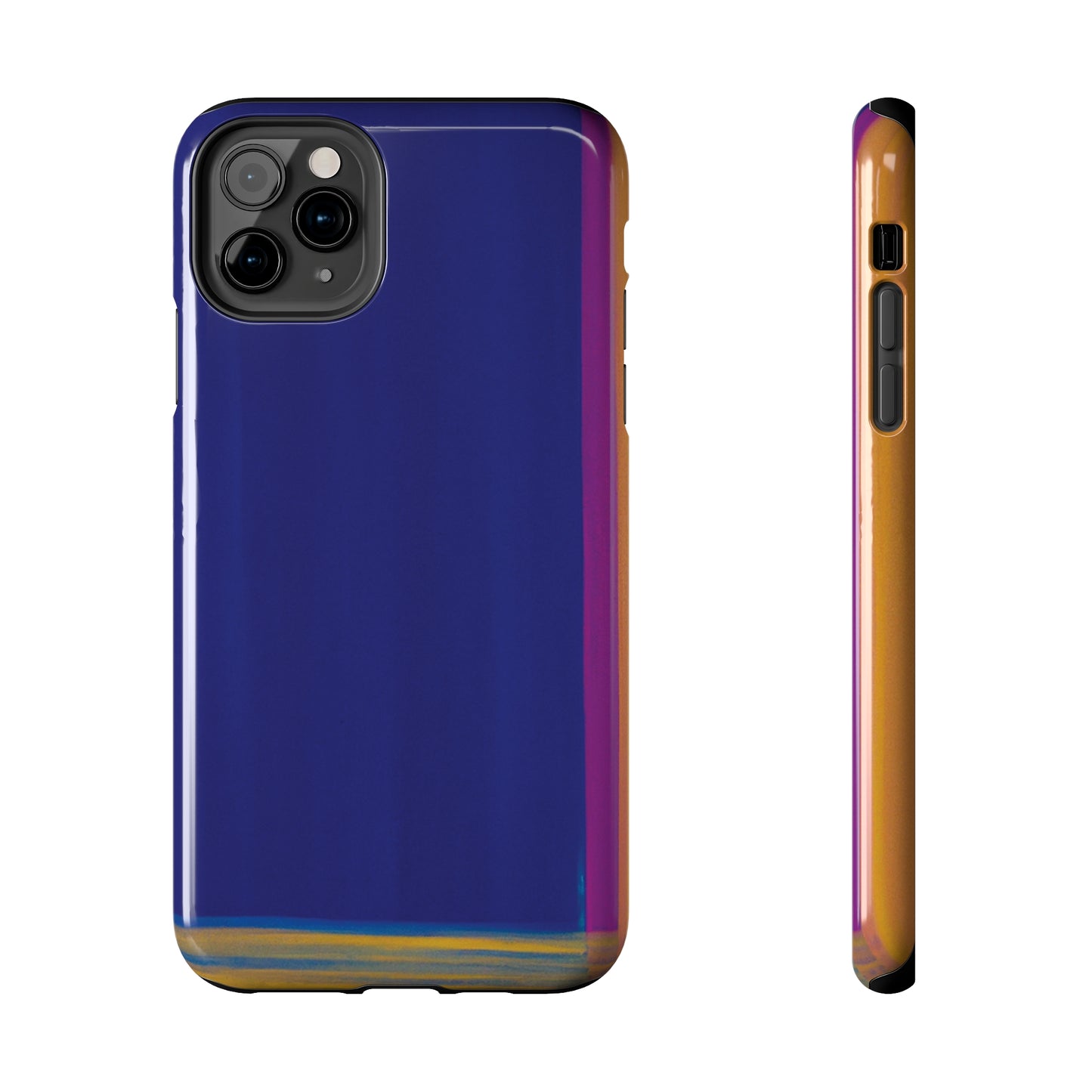Strong Apple iPhone Case Ft. Minimal Framed Blue