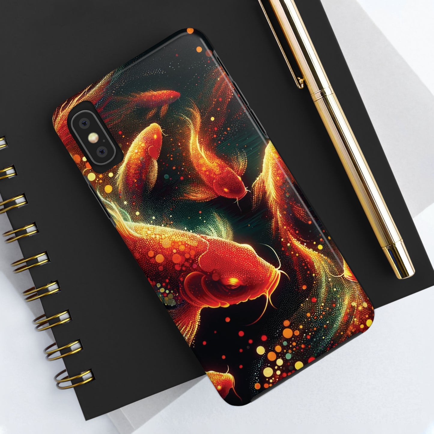 ToughDrop Apple iPhone Case Ft. Spotted Koi
