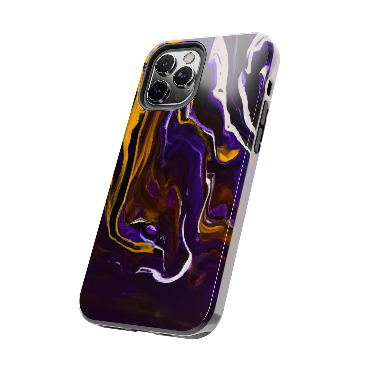 Tough Case-Mate iPhone Case Ft. Purple Tiger Stripes