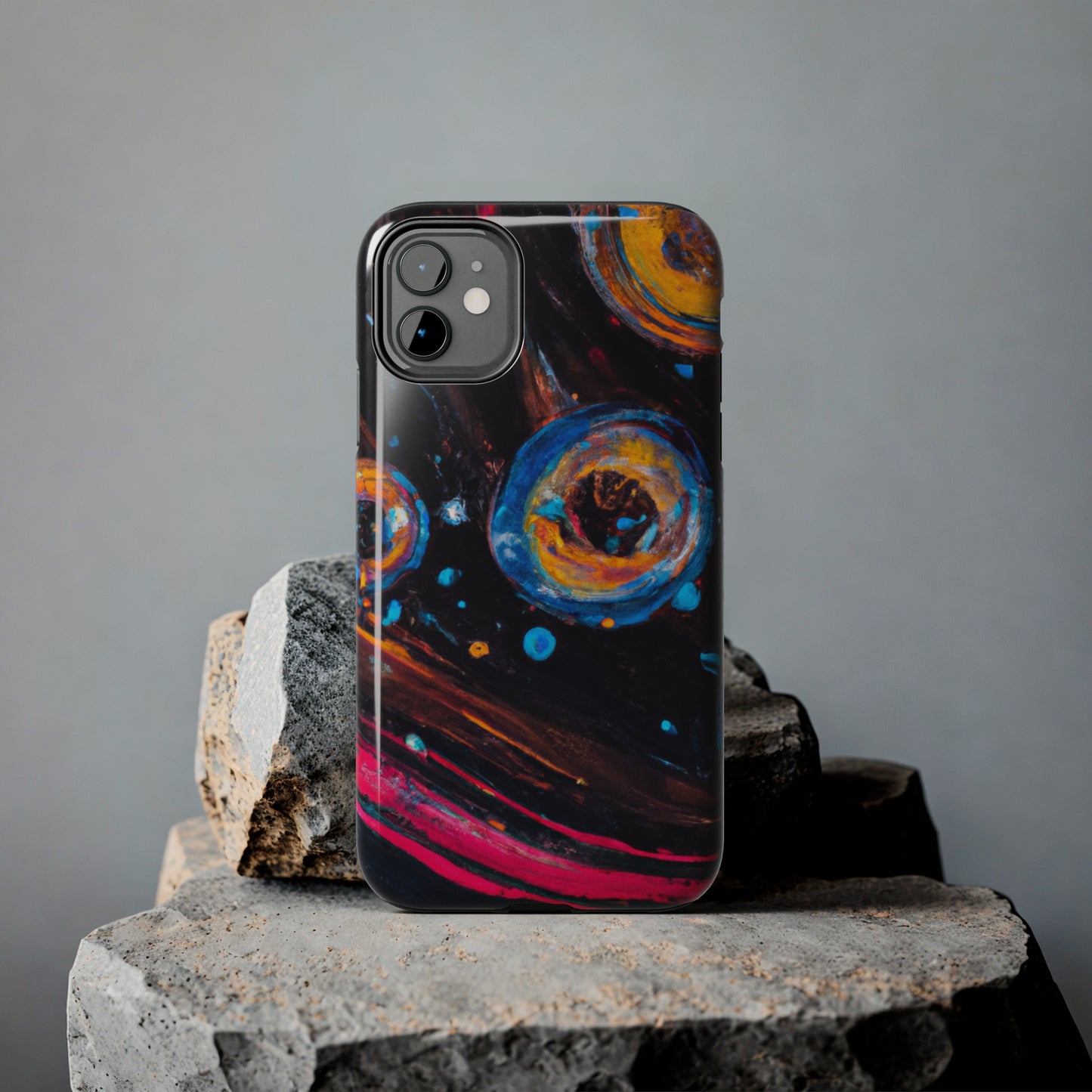 Tough Apple iPhone Cases Ft. Bubble Galaxy