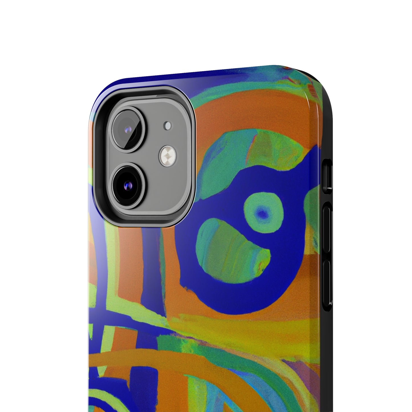 Tough Case-Mate iPhone Case Ft. Blue Orange Curves