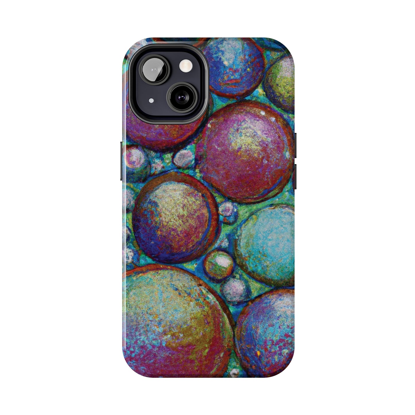 Tough Apple iPhone Cases Ft. Big Acrylic Bubbles