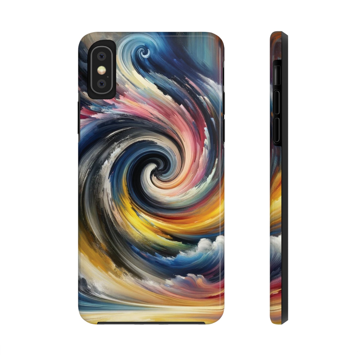 ToughDrop Apple iPhone Case Ft. Swirled Brush