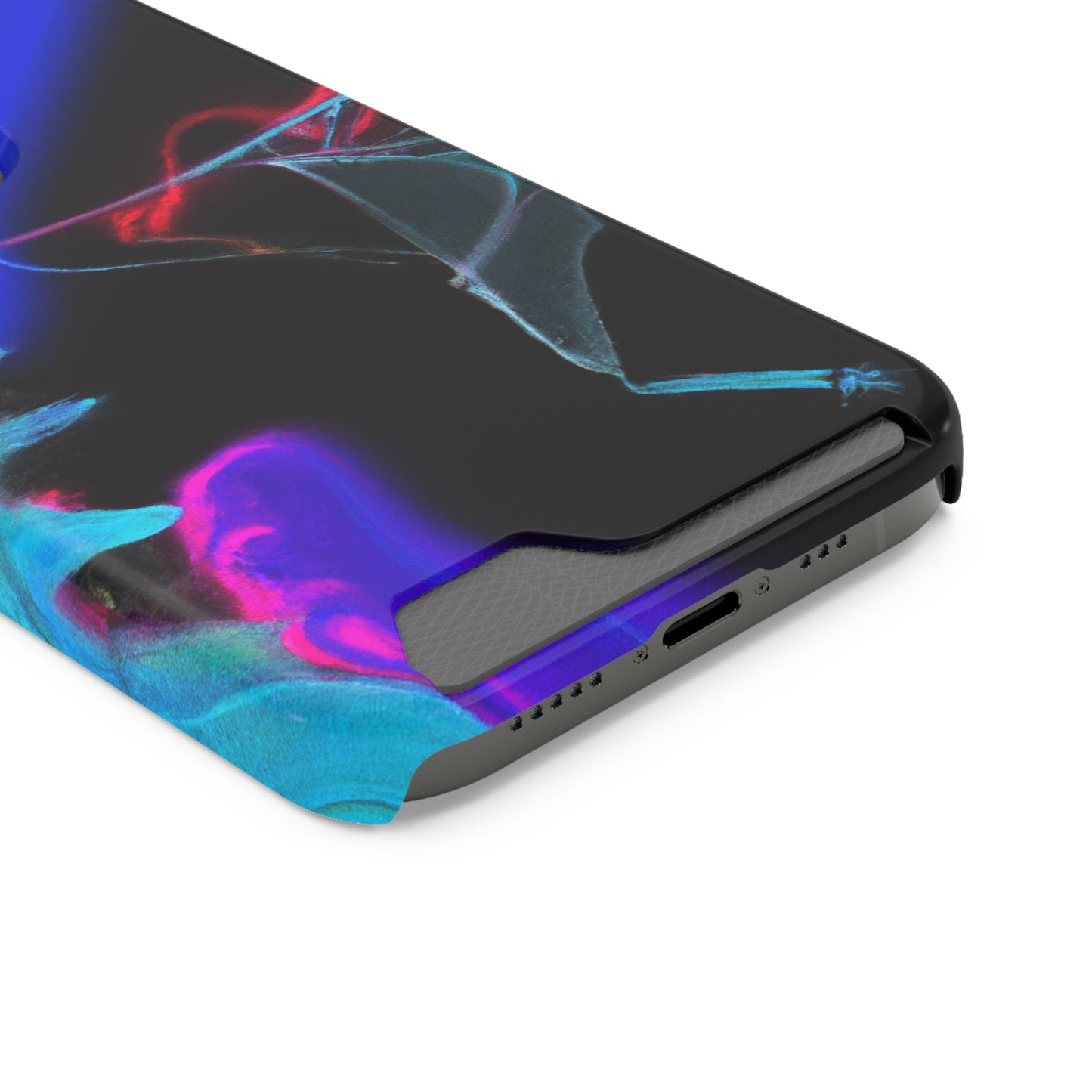 iPhone 13 and Samsung S21, S22 Cases with Card Holder Ft. Abstract Nova