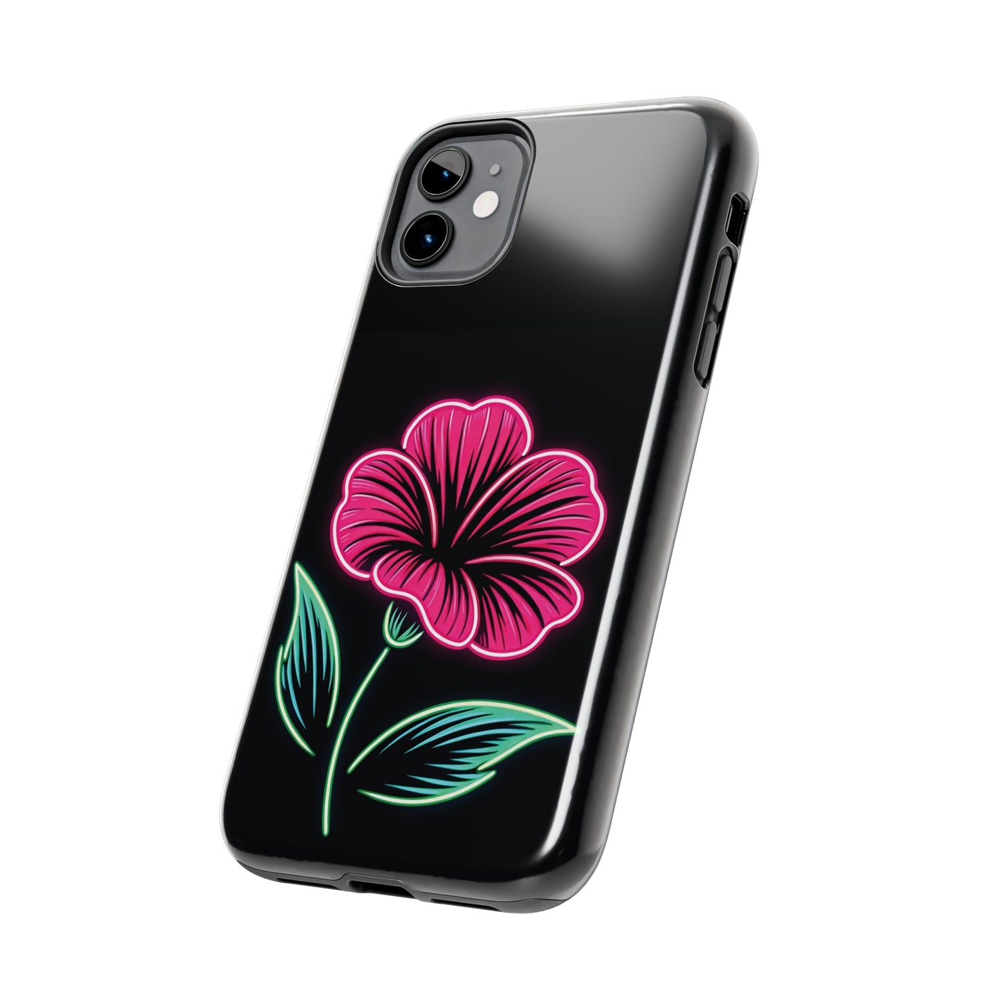 ToughDrop Apple iPhone Case Ft. Neon Bloom