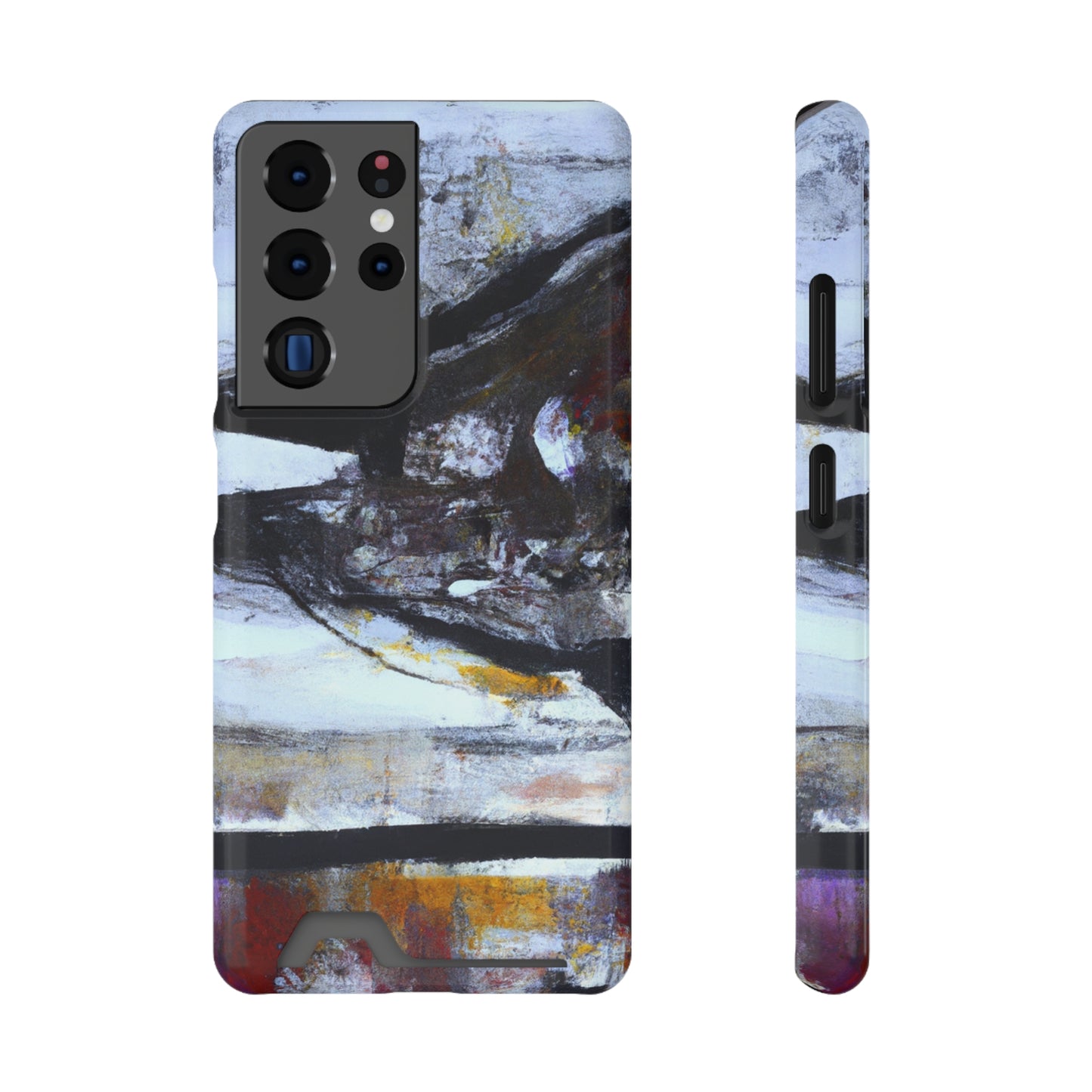 iPhone 13 and Samsung S21, S22 Cases with Card Holder Ft. Mirror Island