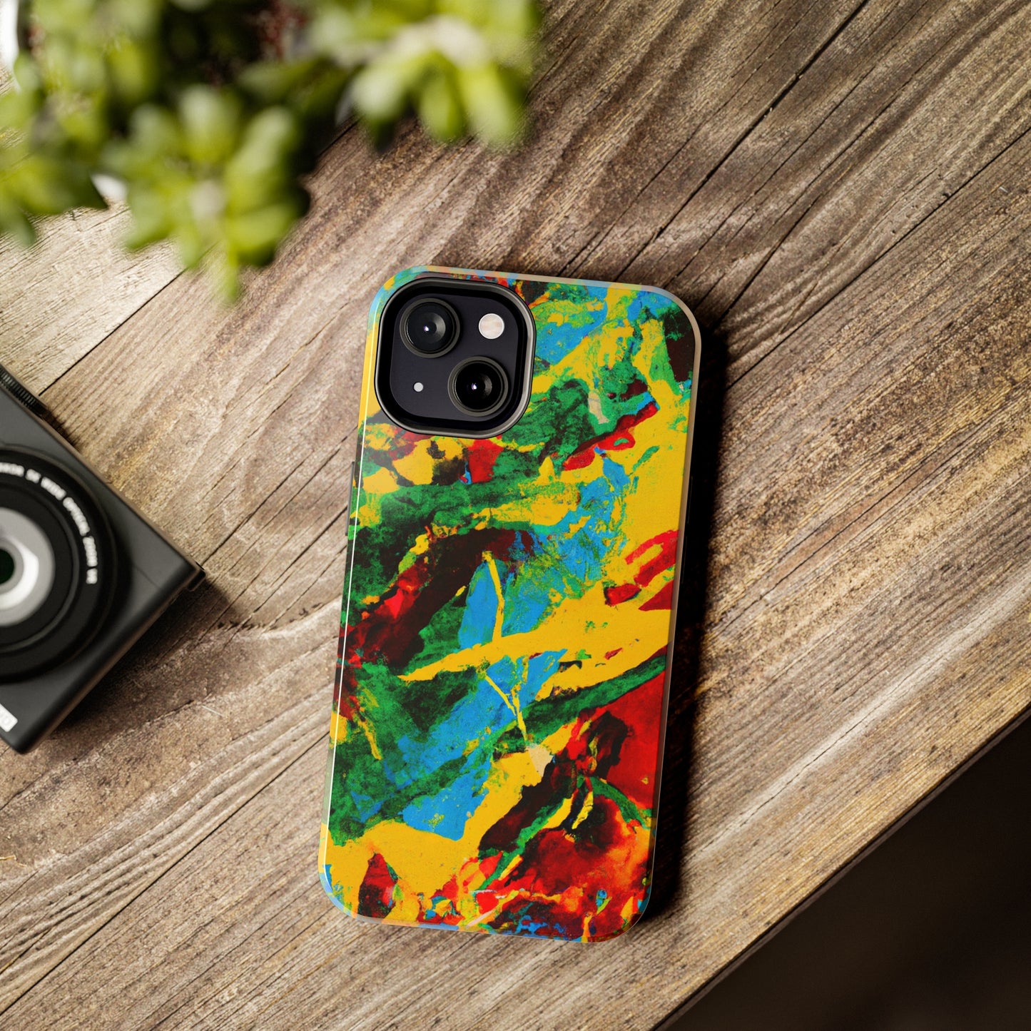 Apple iPhone Case Ft. Abstract Tropical