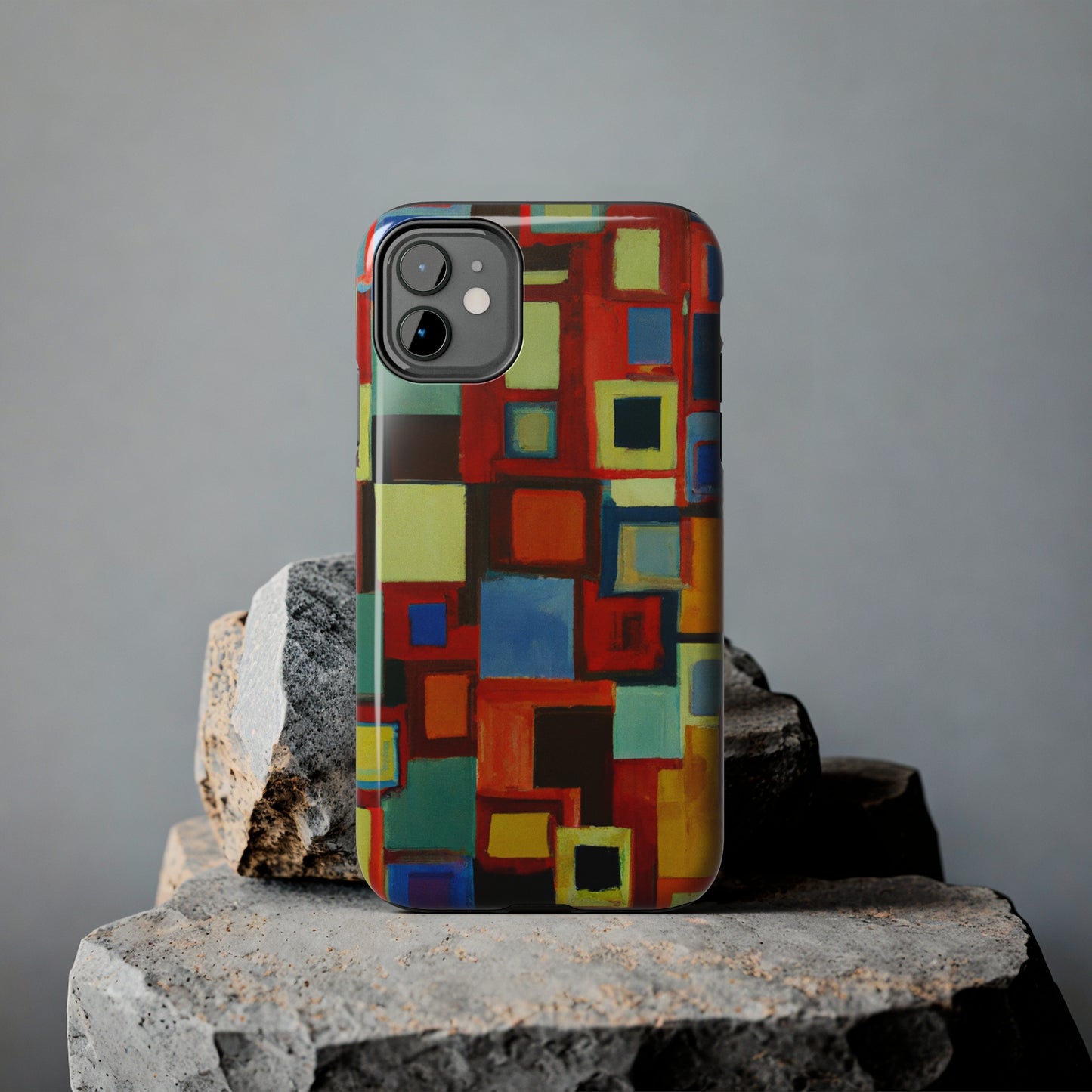 Tough Case-Mate iPhone Case Ft. Abstract Squares