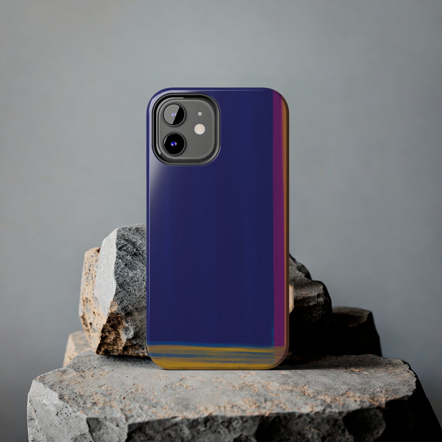 Strong Apple iPhone Case Ft. Minimal Framed Blue