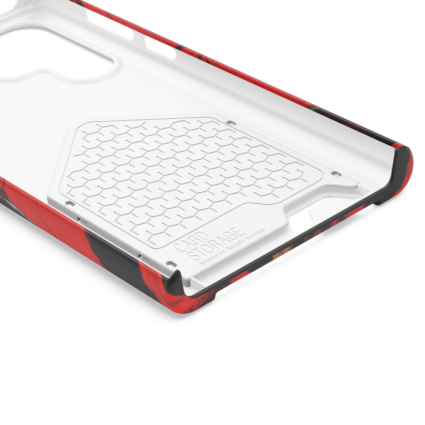 iPhone 13 and Samsung S21, S22 Cases with Card Holder Ft. Abstract Zero