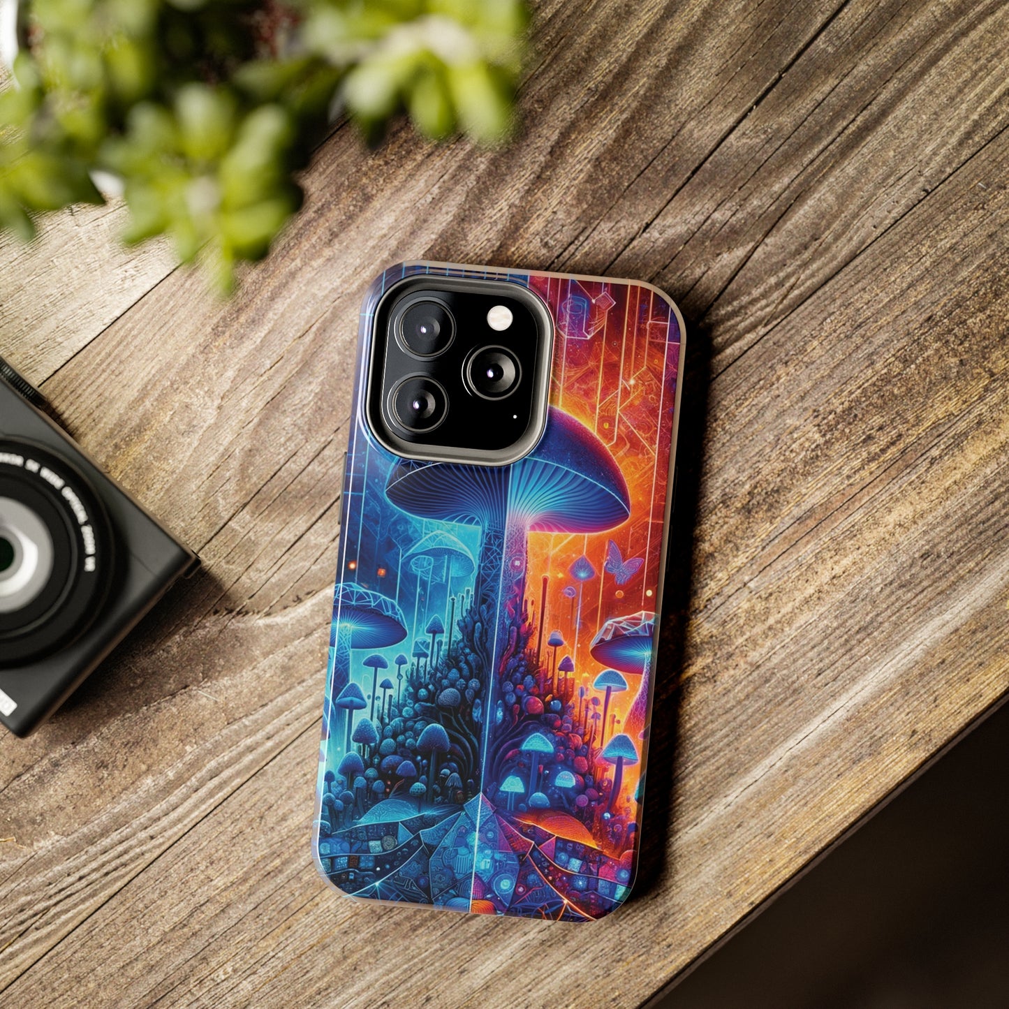 ToughDrop Apple iPhone Case Ft. Mushroom Mountain