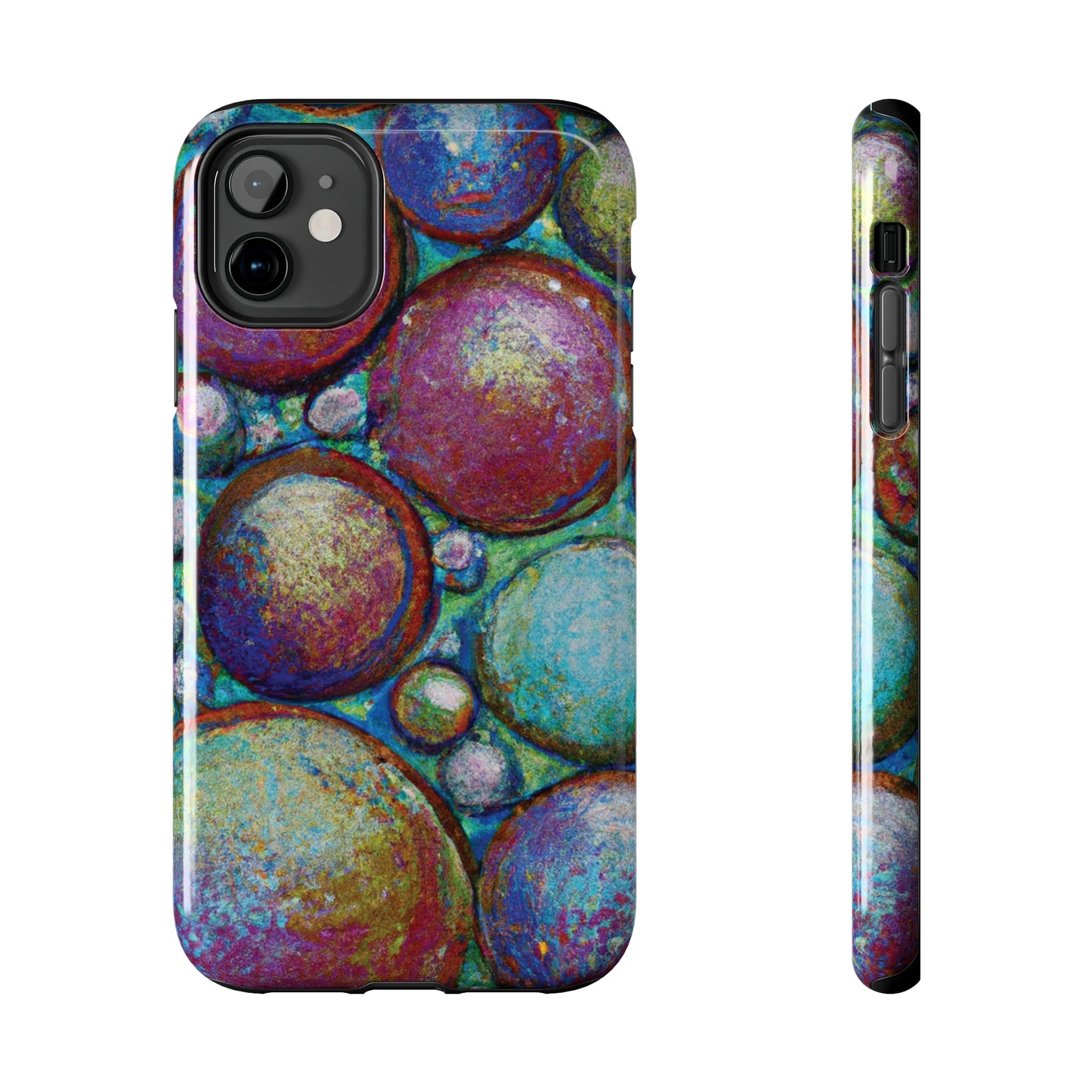 Tough Apple iPhone Cases Ft. Big Acrylic Bubbles