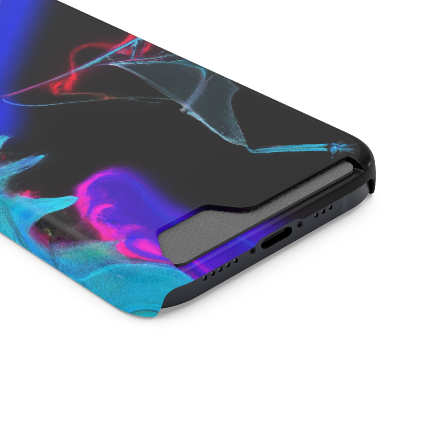 iPhone 13 and Samsung S21, S22 Cases with Card Holder Ft. Abstract Nova