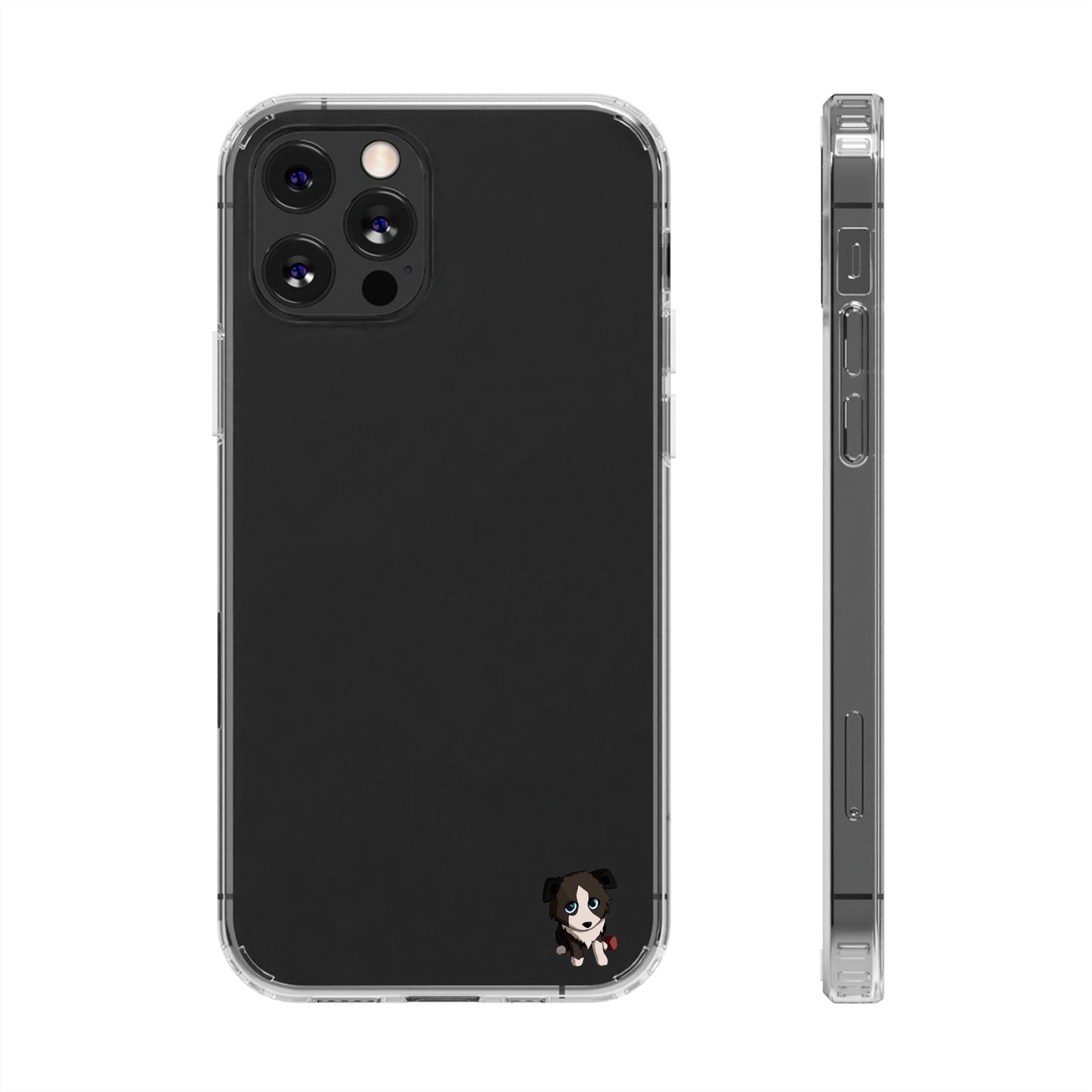 Clear iPhone and Android Cases Ft. Cute Puppy
