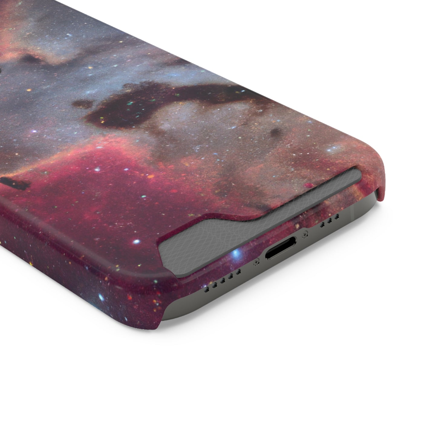 iPhone 13 and Samsung S21, S22 Cases with Card Holder Ft. Nebula