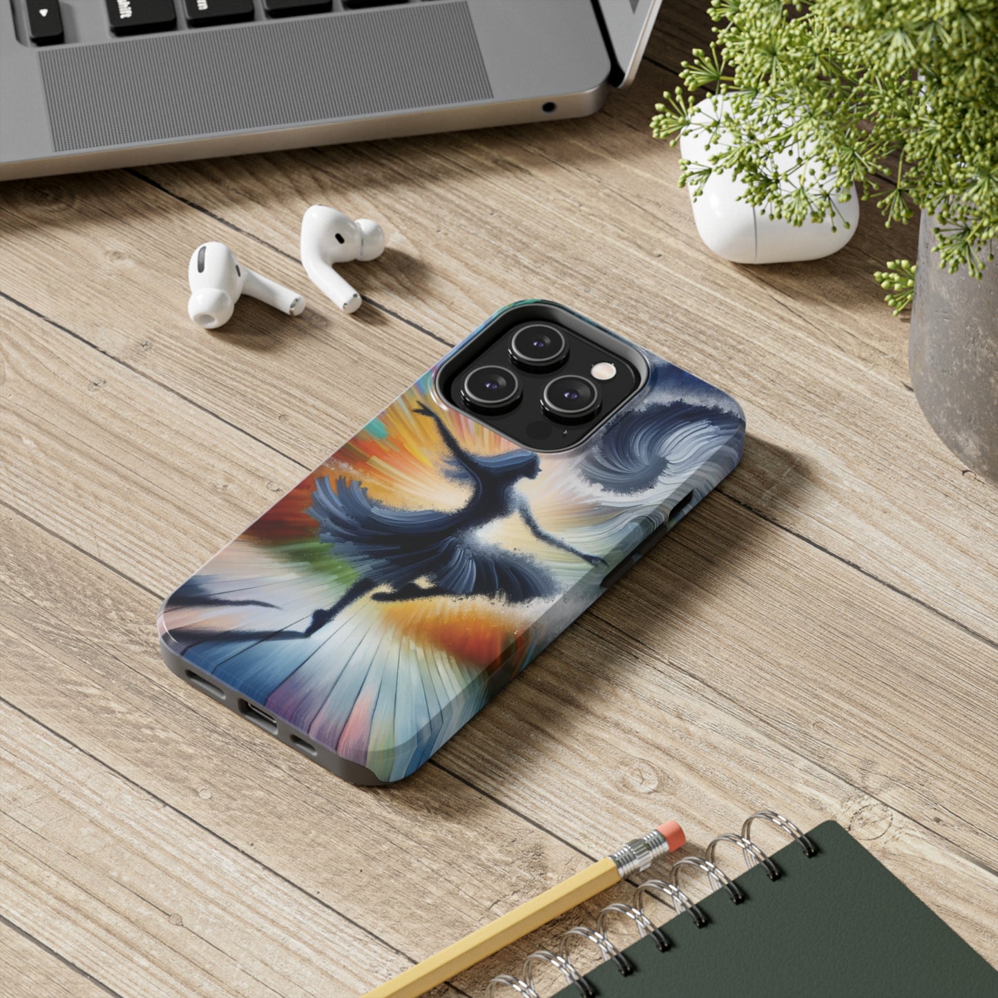 ToughDrop Apple iPhone Case Ft. Abstract Dancer