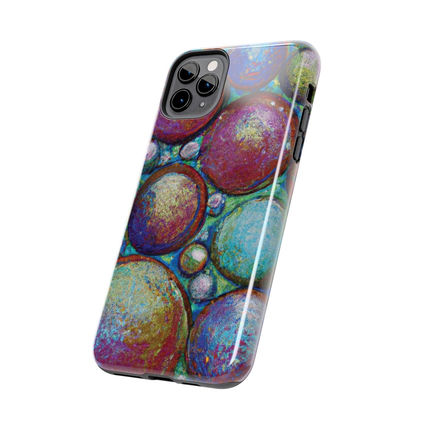 Tough Apple iPhone Cases Ft. Big Acrylic Bubbles