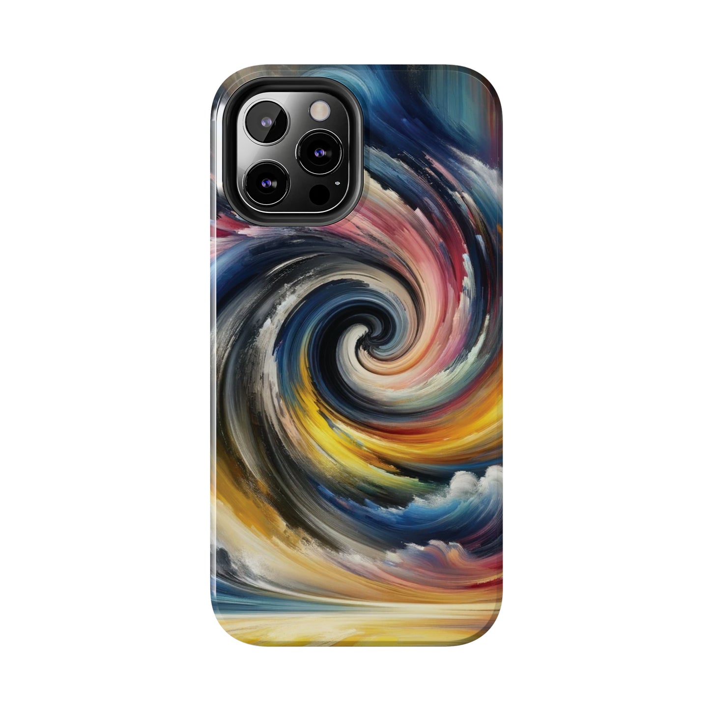 ToughDrop Apple iPhone Case Ft. Swirled Brush