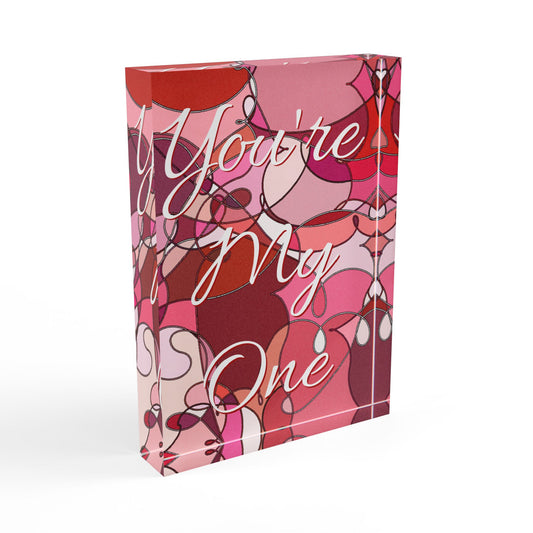 Pink Betweens Photo Block (You're My One)