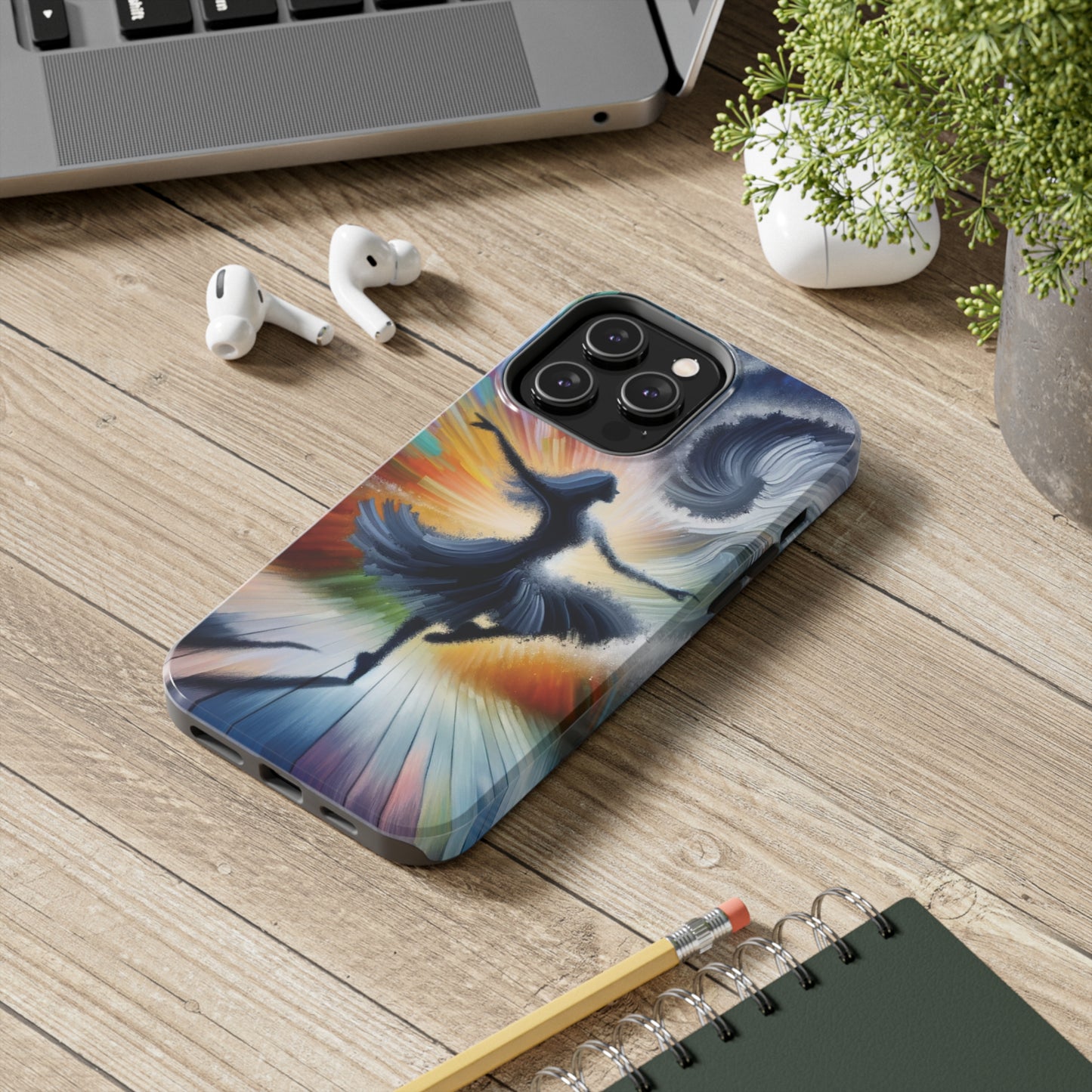 ToughDrop Apple iPhone Case Ft. Abstract Dancer